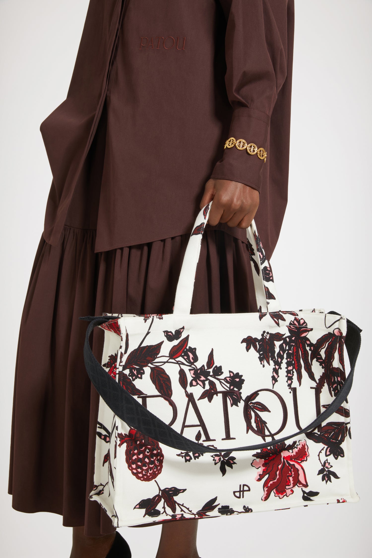Patou Tote Coton Bio Imprimé Indian Winter TU