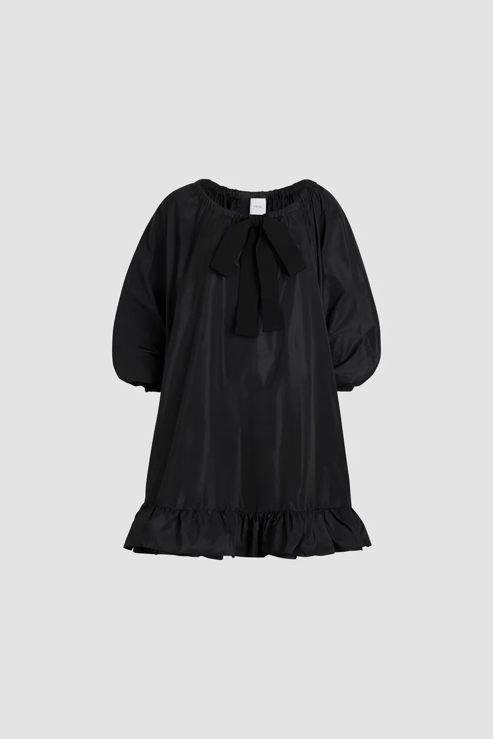 Patou DR108 robe faille recyclée volants noir 38