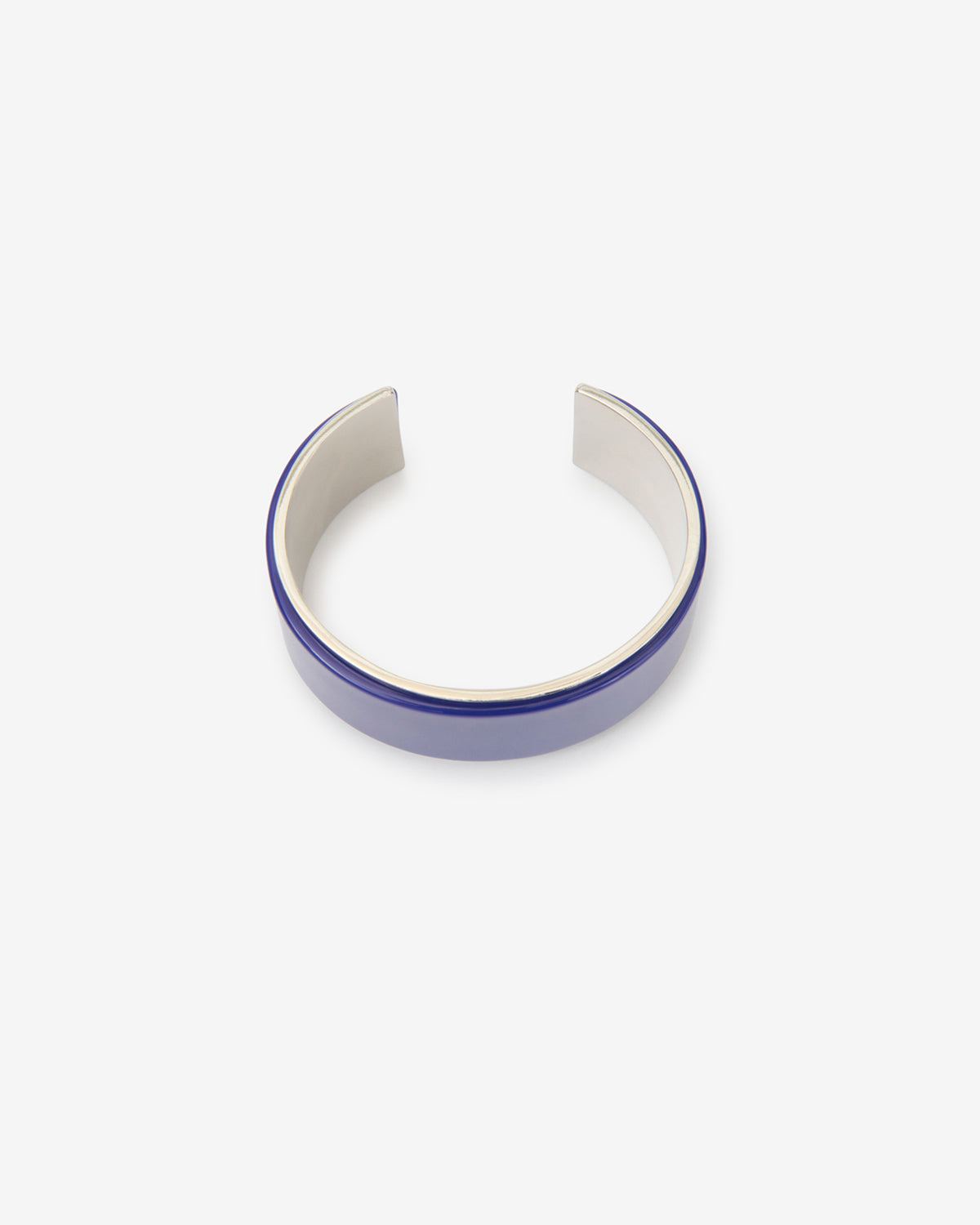 Isabel Marant Liu bracelet manchette bleu argenté T1