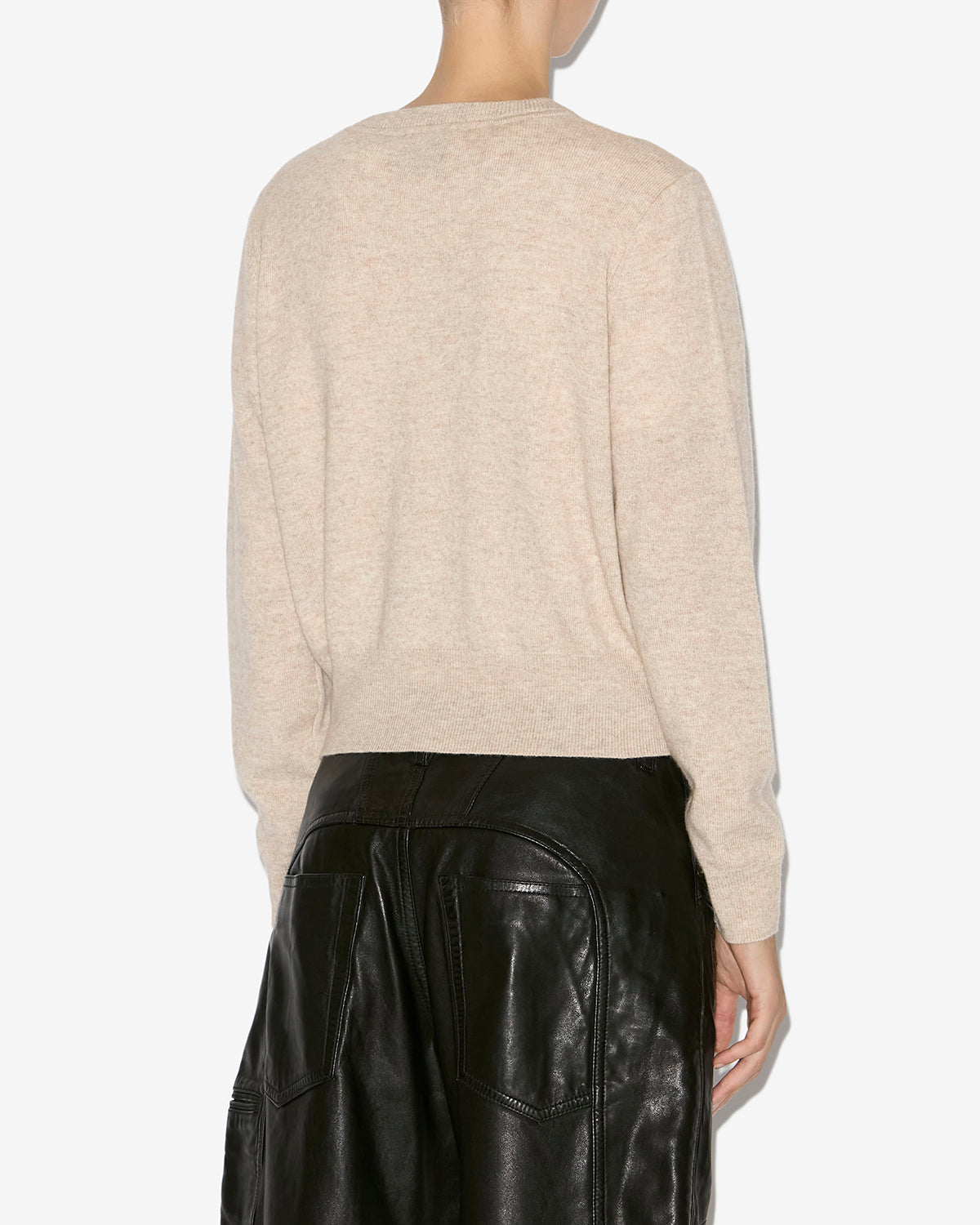 Isabel Marant Idesia cardigan laine beige clair