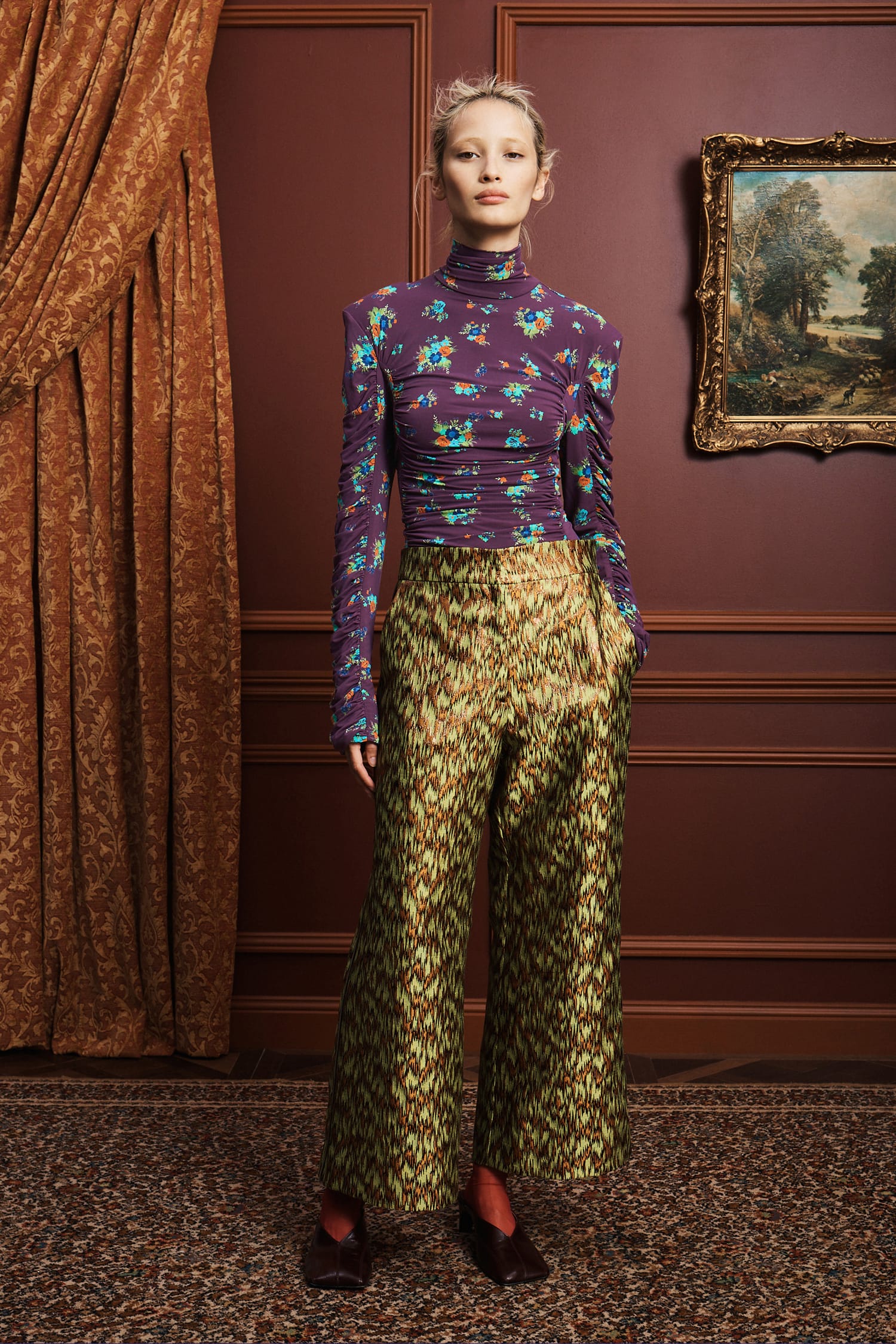 Alemais Tops Betsy Ruched Top haut floral 8