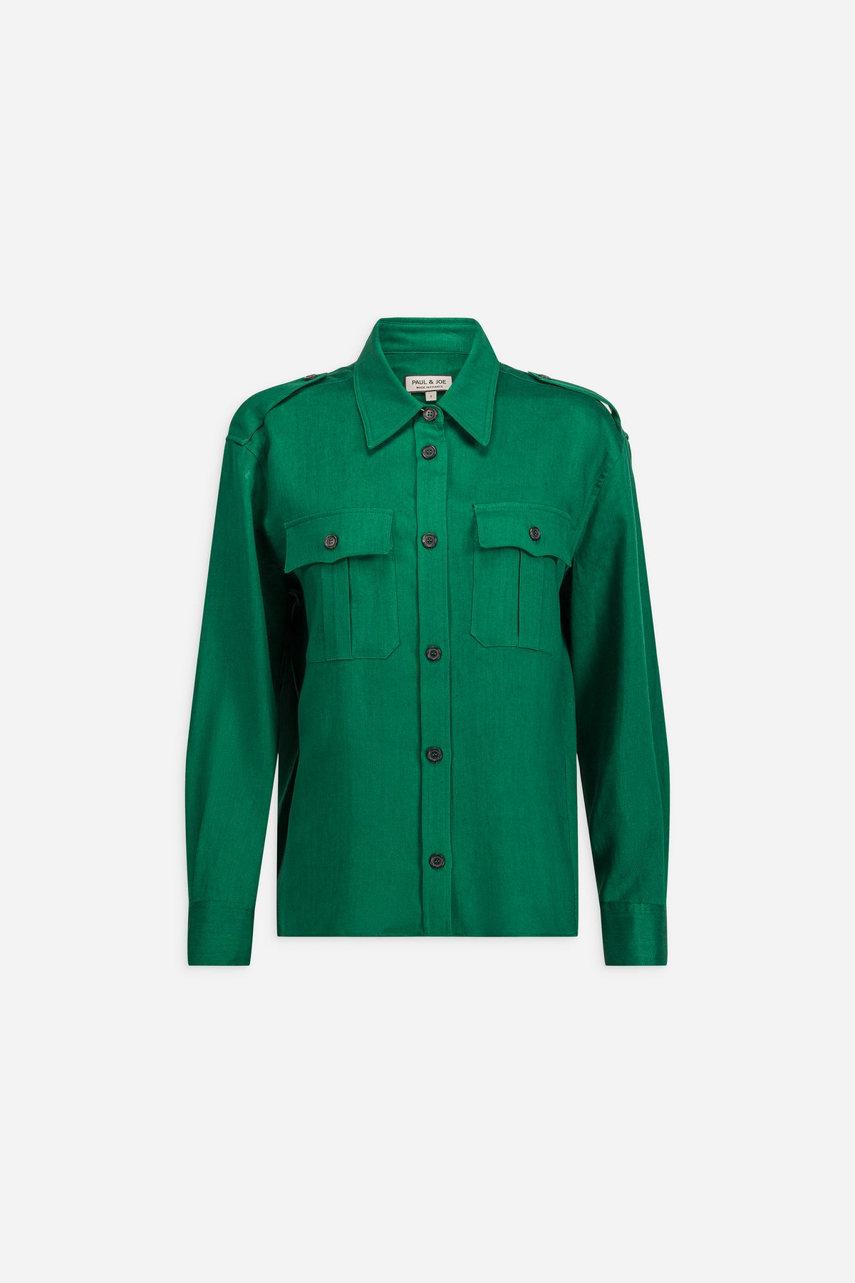 Paul & Joe Aria chemise lin coupe droite twill
