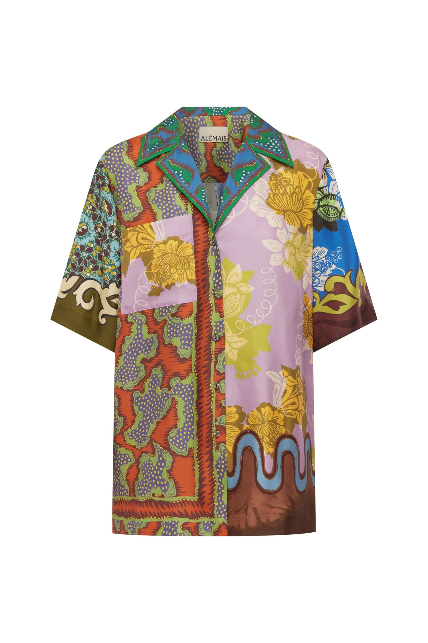 Alemaïs Arnie Silk Shirt chemise soie imprimé floral