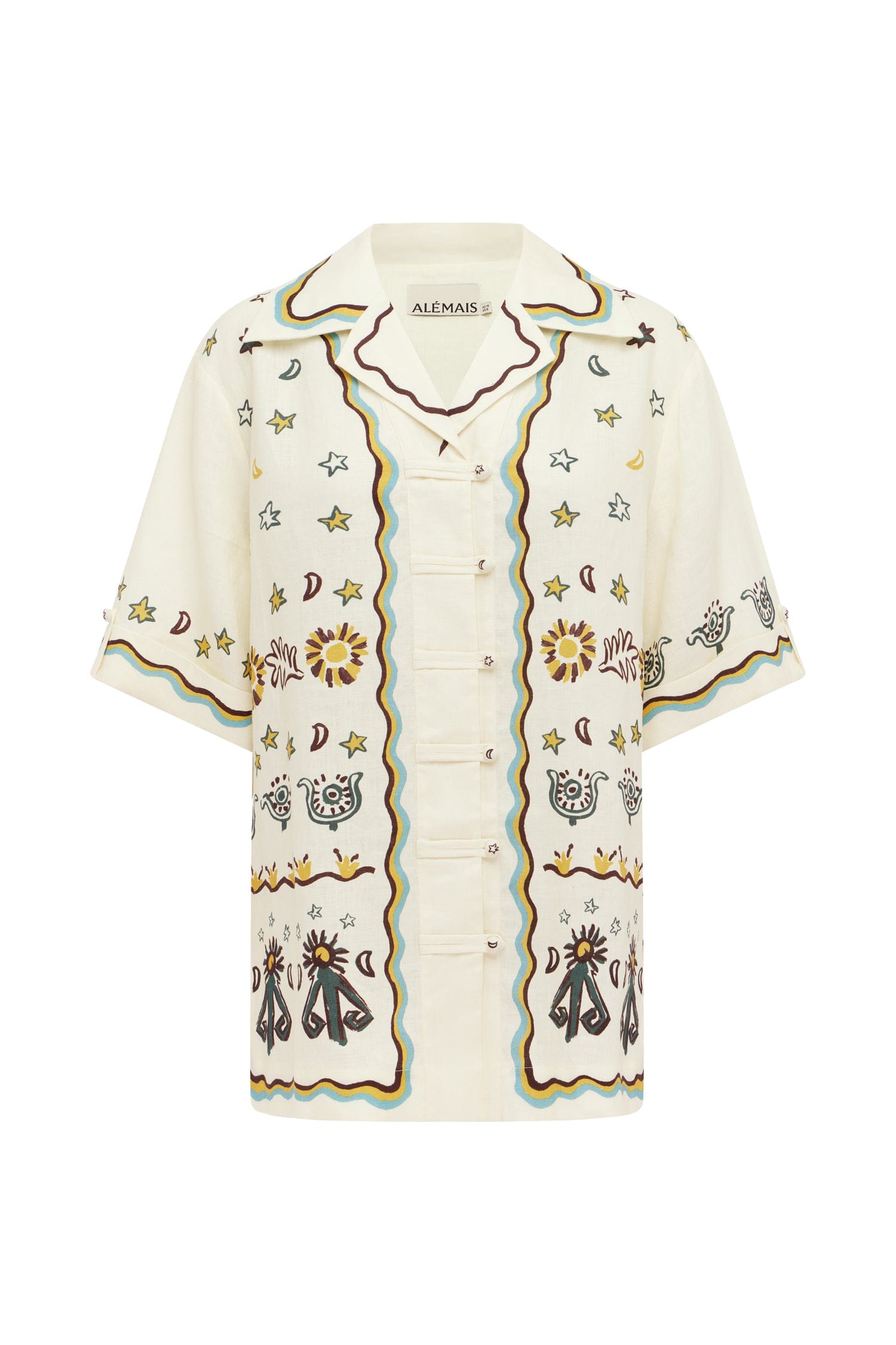 Alemäis Sun Dancer Relaxed chemise ample viscose imprimé