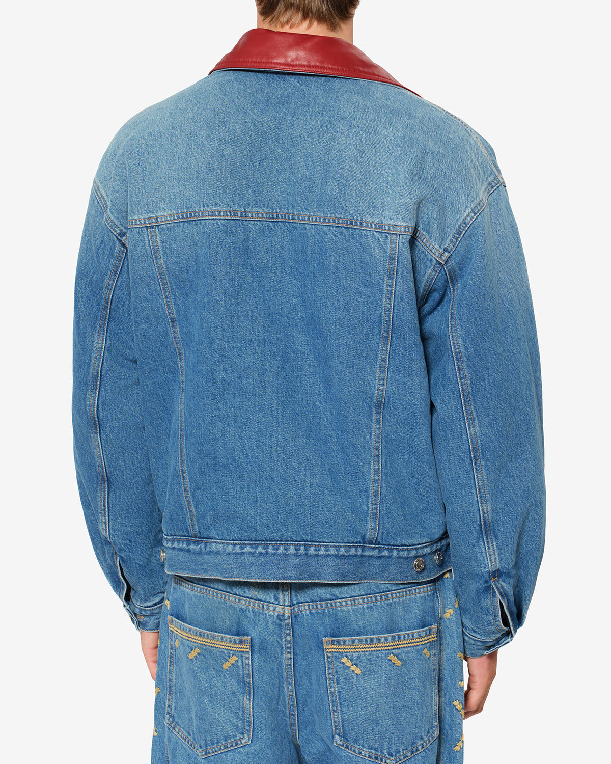 Isabel Marant Johan veste denim réversible bleu coton