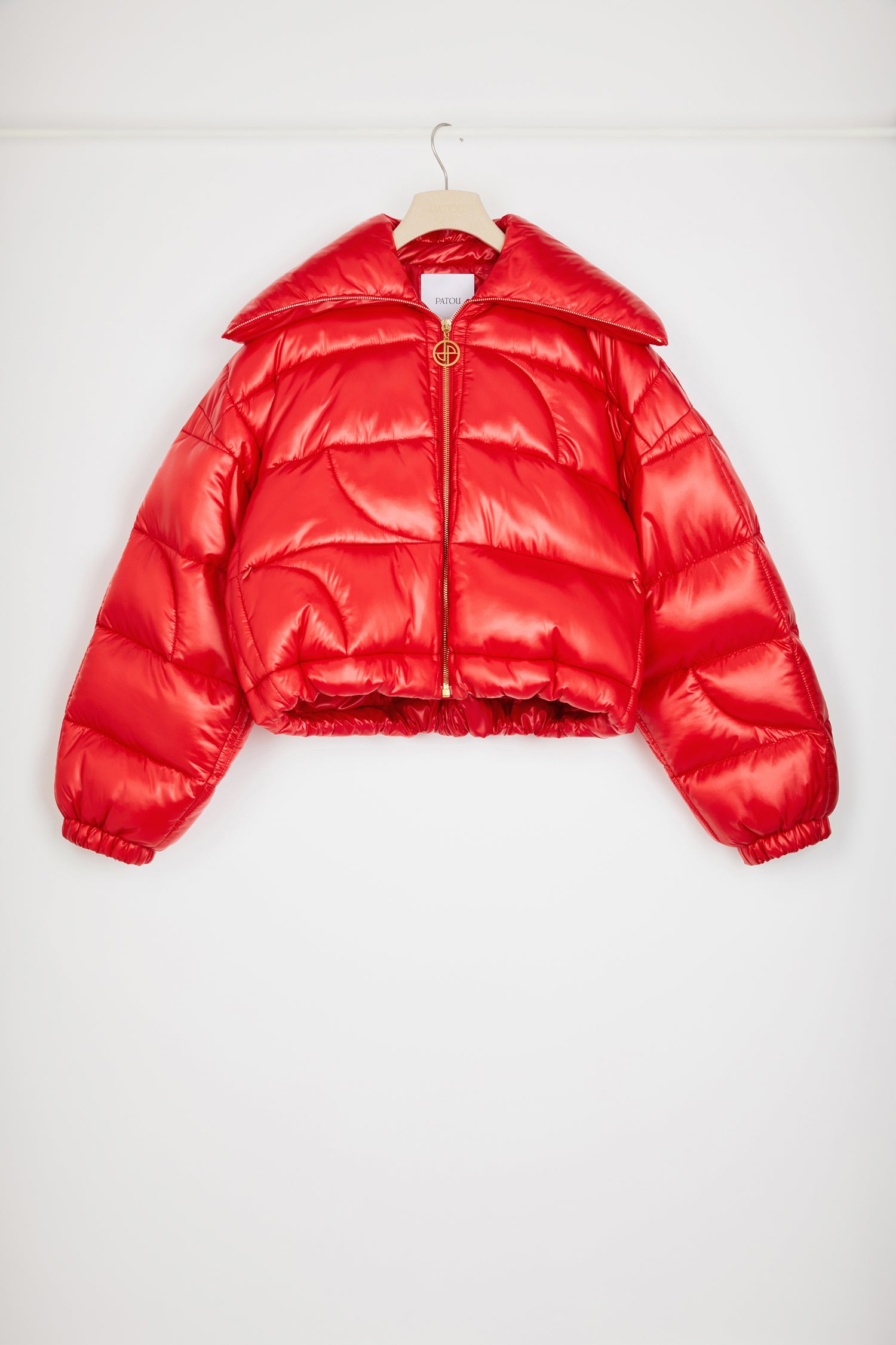 Patou OU024 doudoune courte polyamide Rouge
