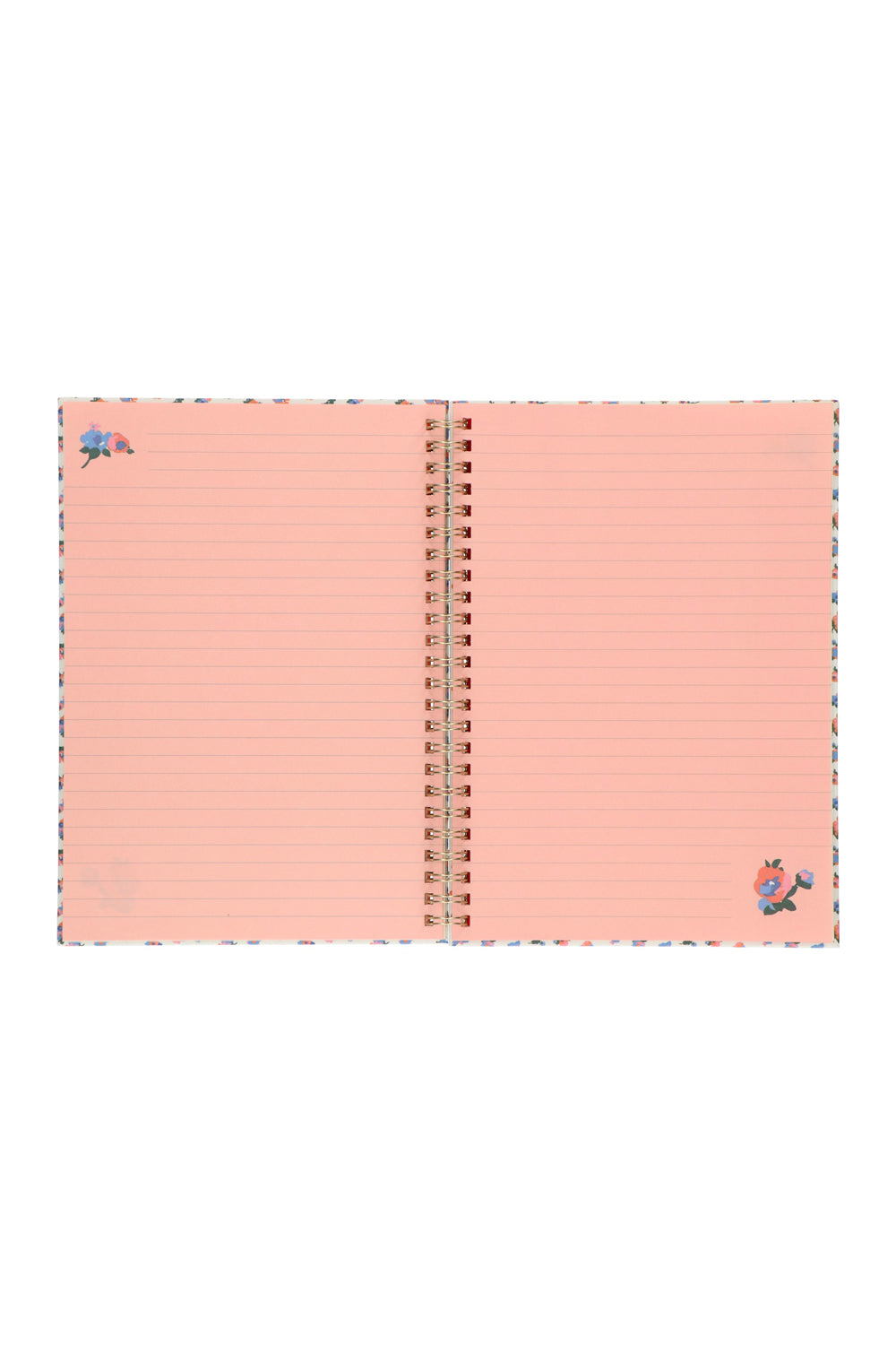 Paul & Joe Papeterie Carnet spirales ivoire pâquerettes A5 blanc