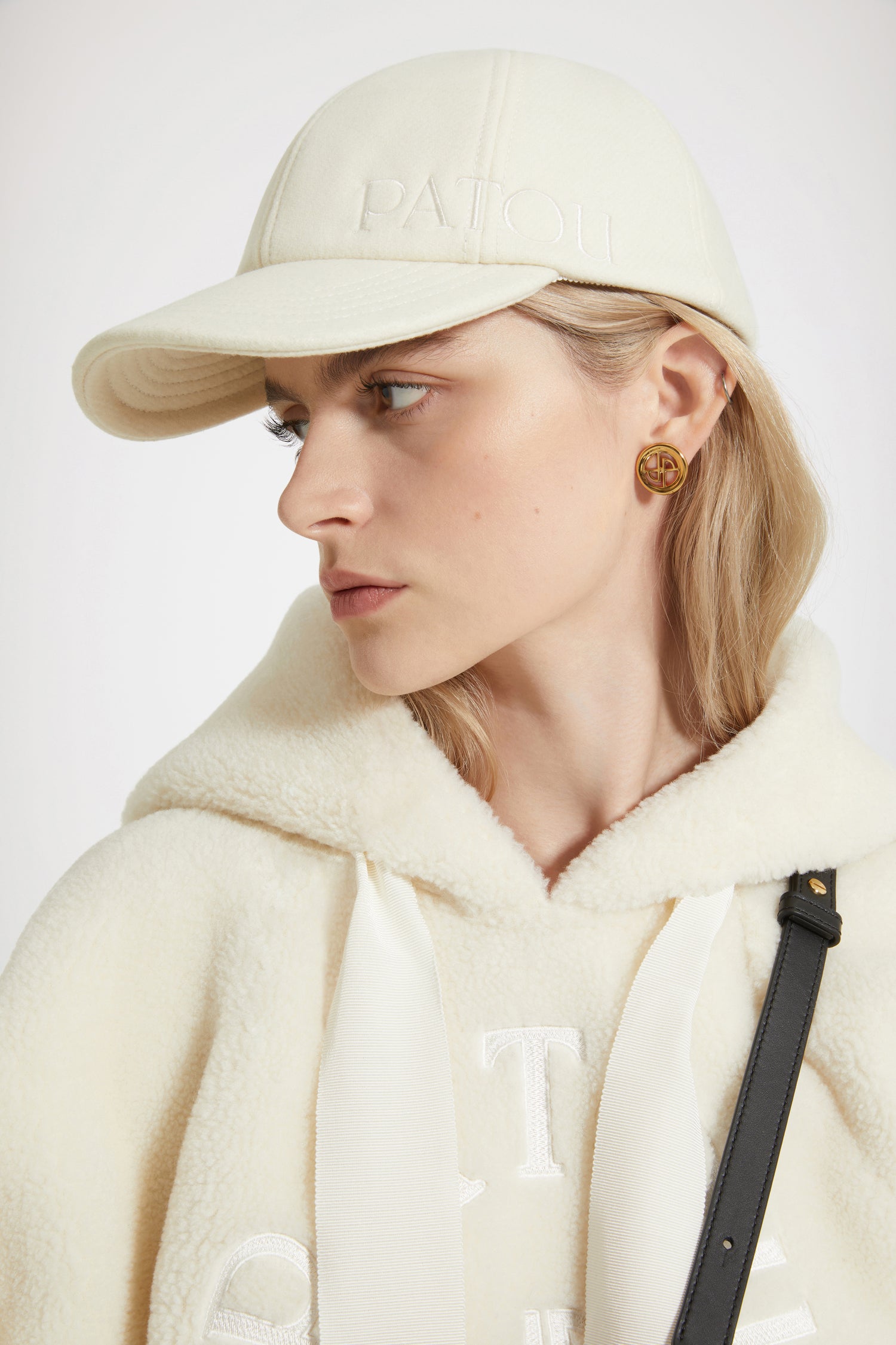 Patou Casquette AC056 Feutre Avalanche blanche