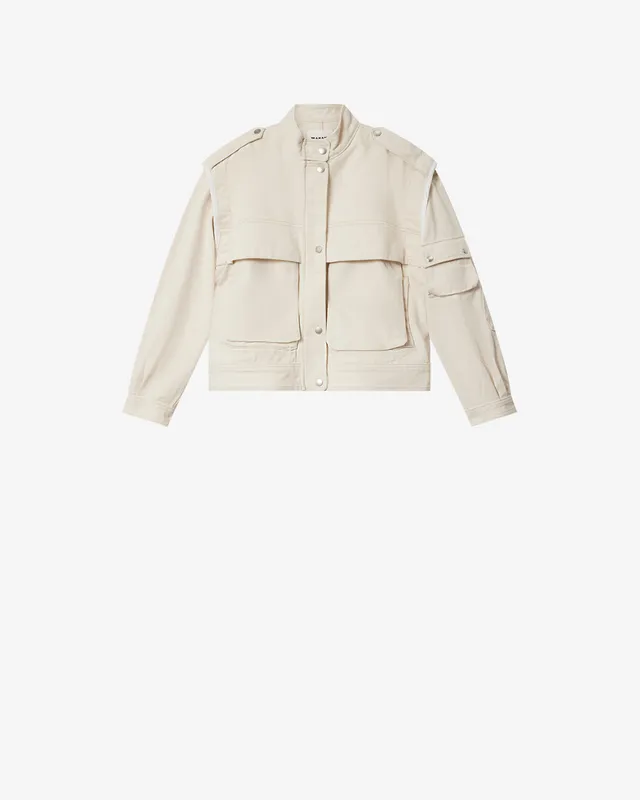Isabel Marant Edany veste blouson coton écru