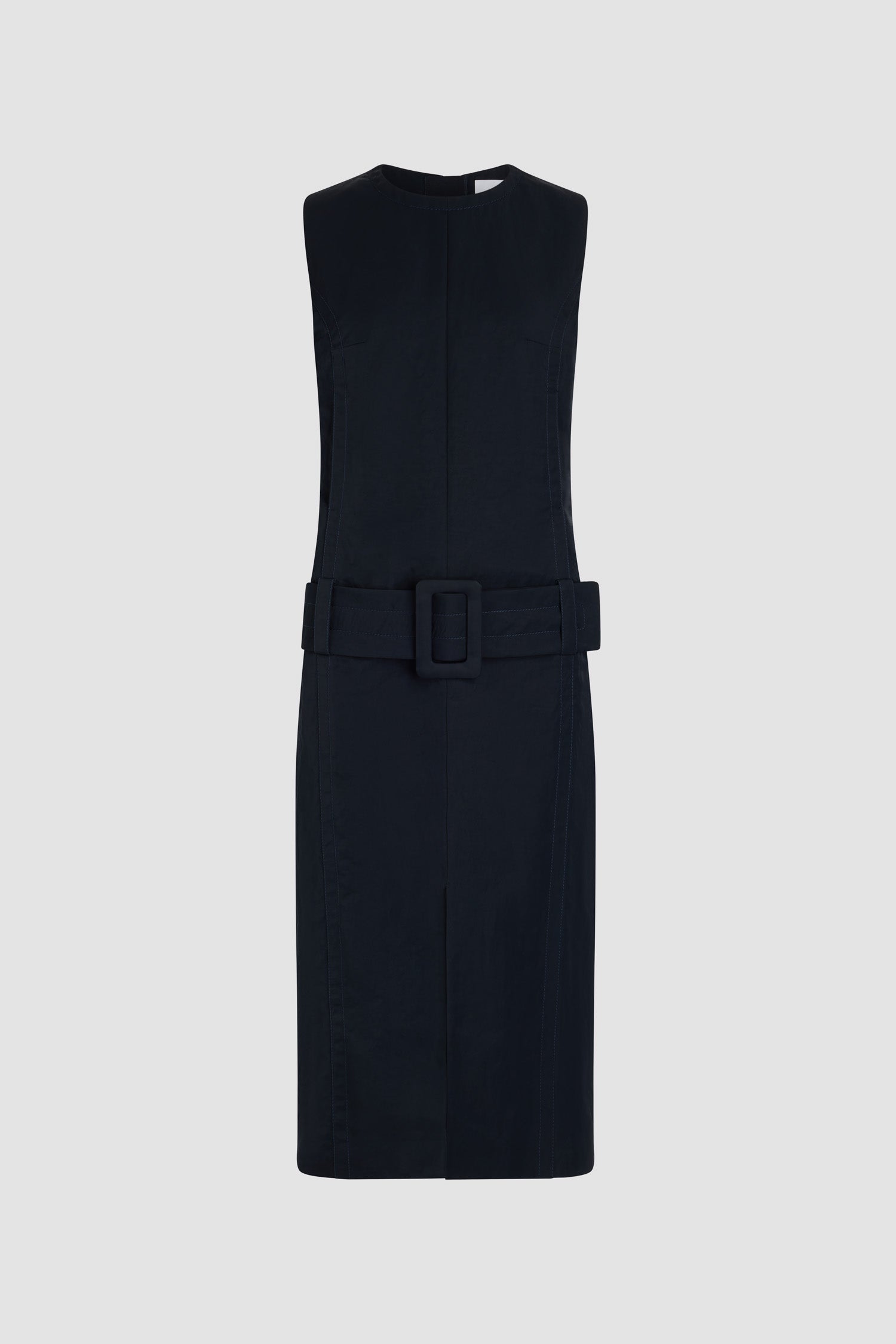 Patou P25DR1660204699N robe midi nylon Navy Black