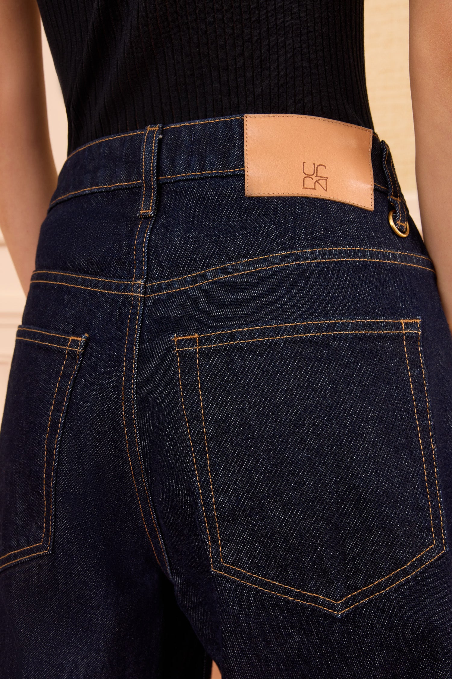 Ulla Johnson Rowan UJ9904091 jean culotte Tigris coton bleu