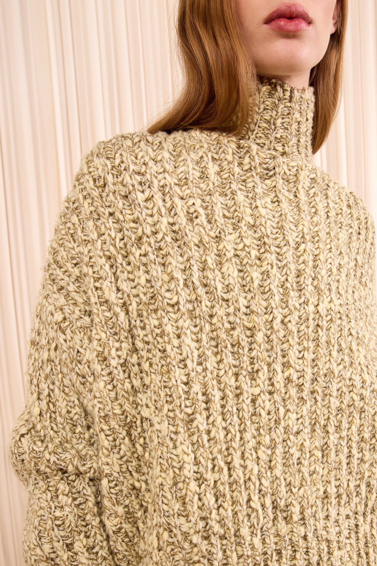 Ulla Johnson Albie pull col roulé Alabaster laine
