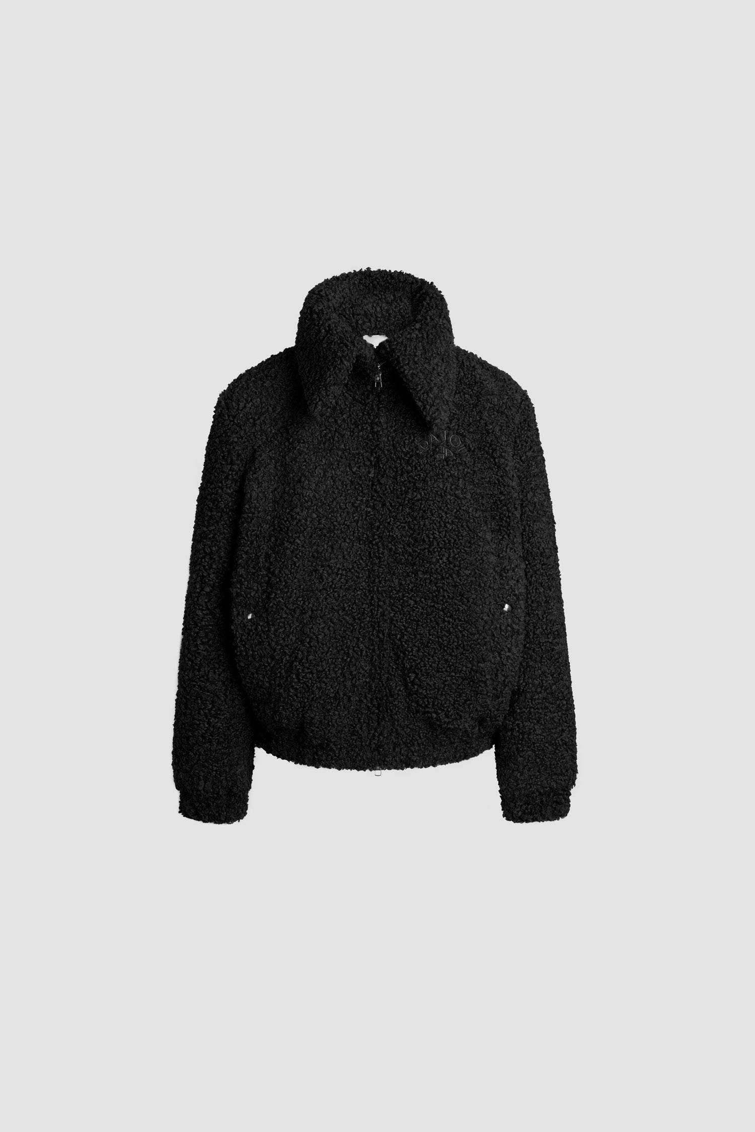 Patou bomber H25OU0410220999B fausse fourrure noire col