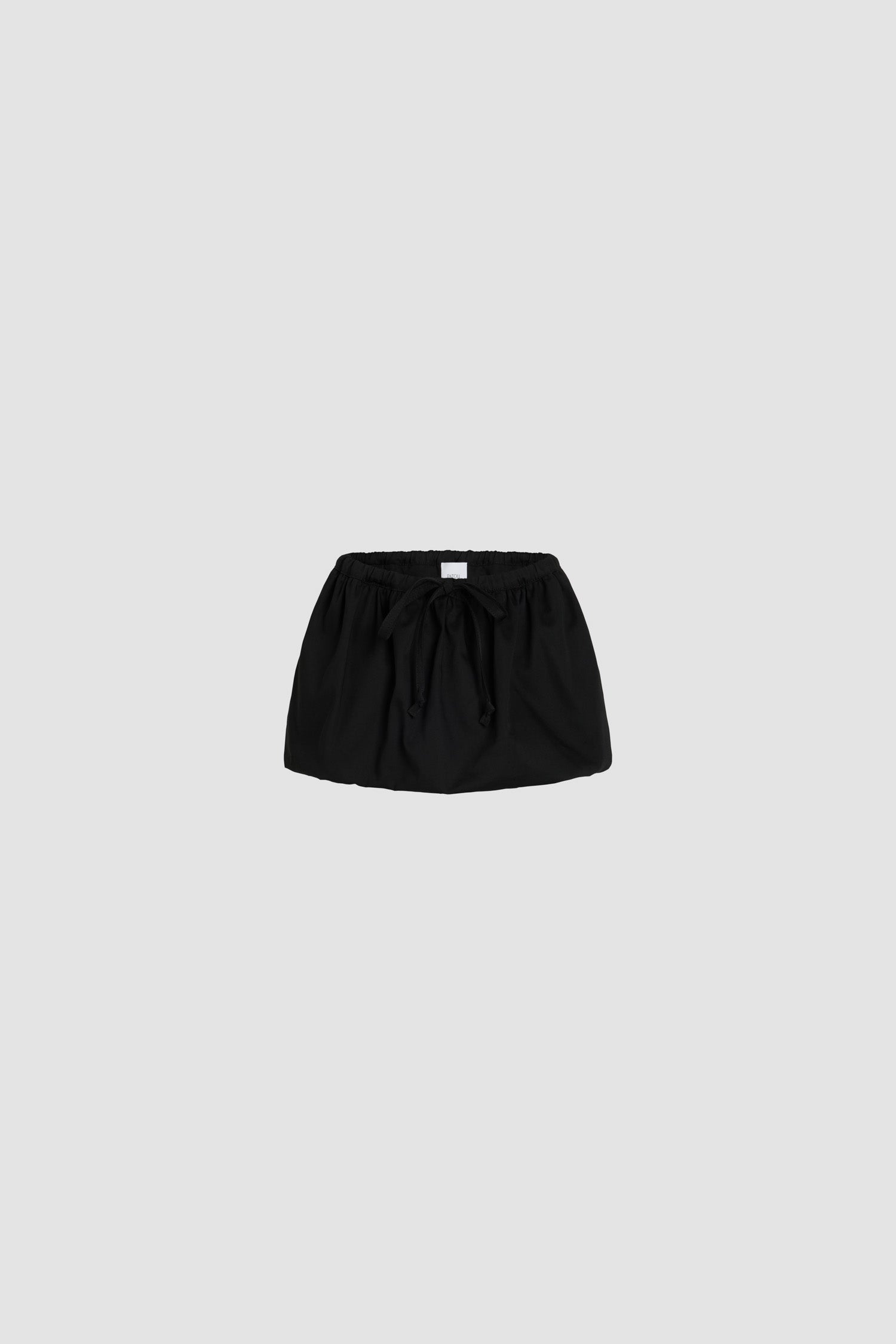 Patou P25SK0810074 jupe coton noir mini