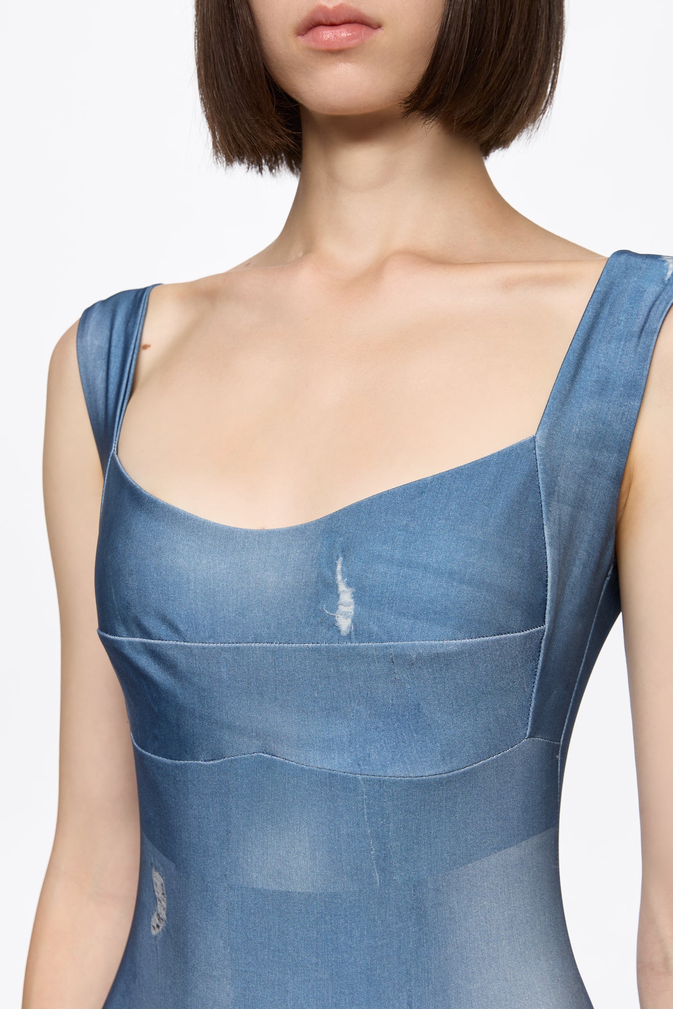 ATU Body Couture Corset Bodysuit body jean imprimé S