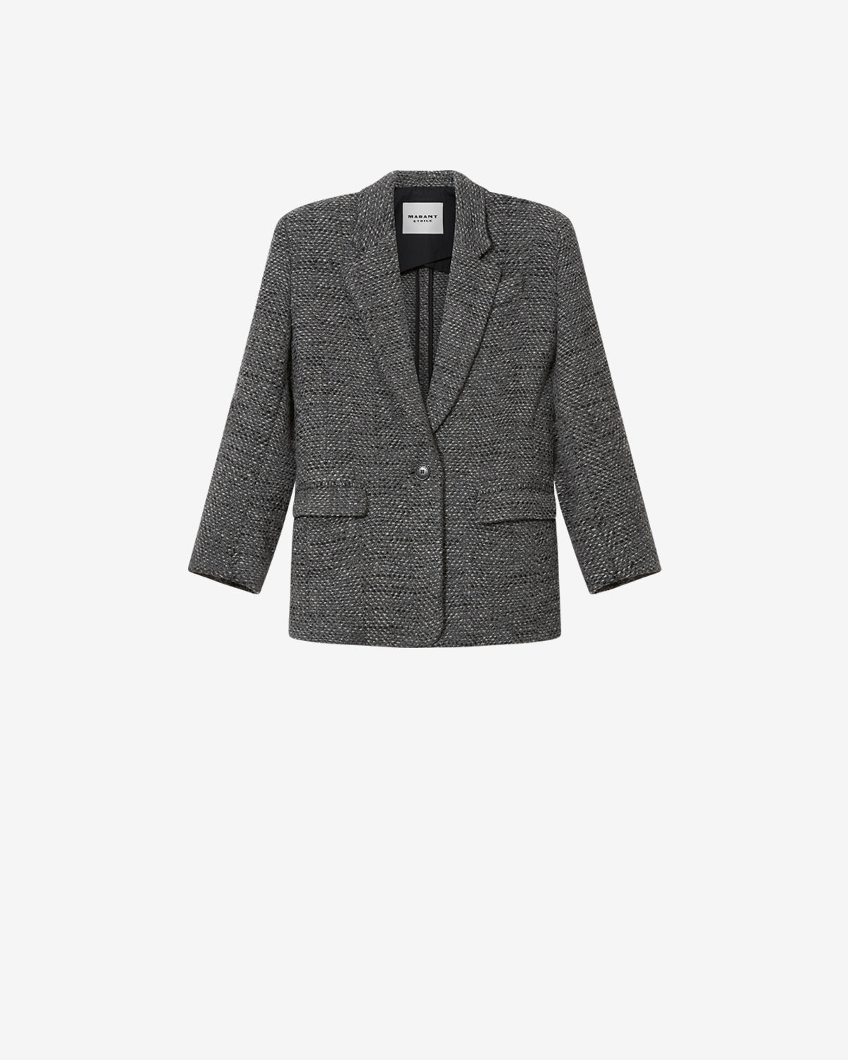 Isabel Marant Parly veste tailleur anthracite chevrons