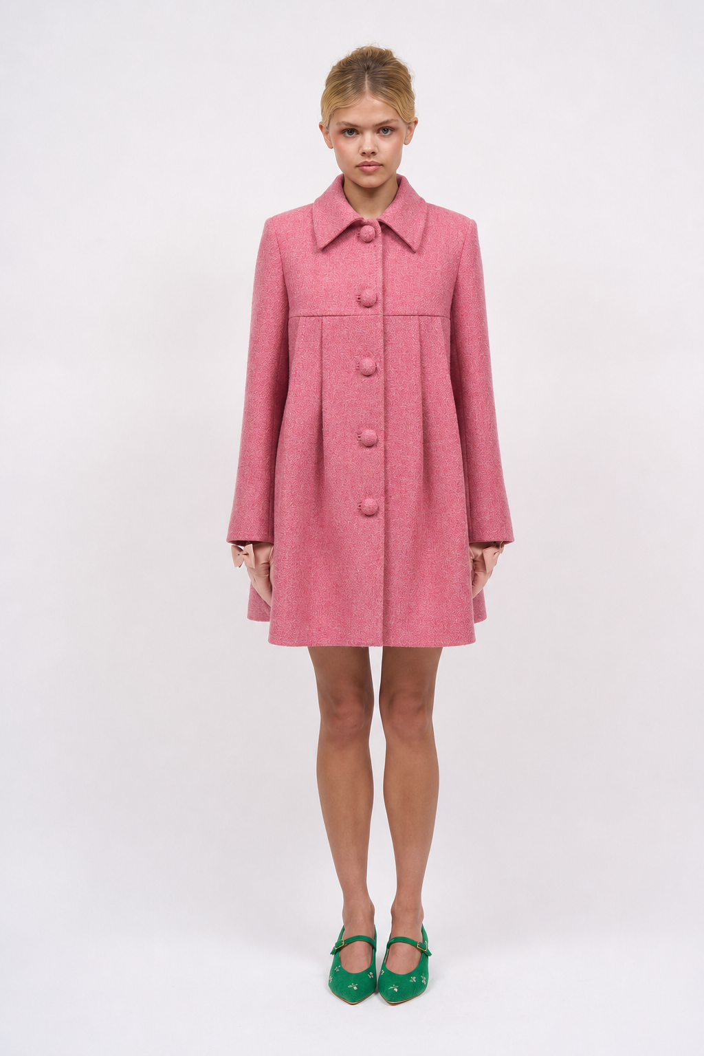 Paul & Joe Charmeur manteau laine Harris Tweed