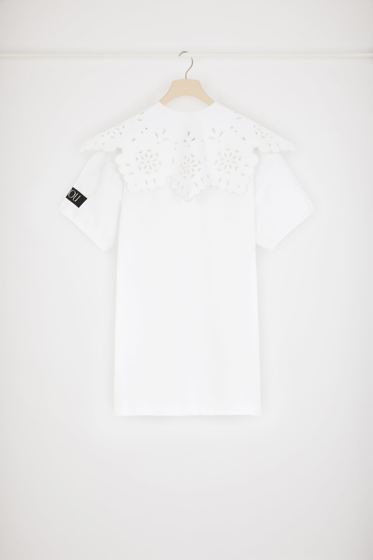 Patou JE0579990001W robe t-shirt coton blanche
