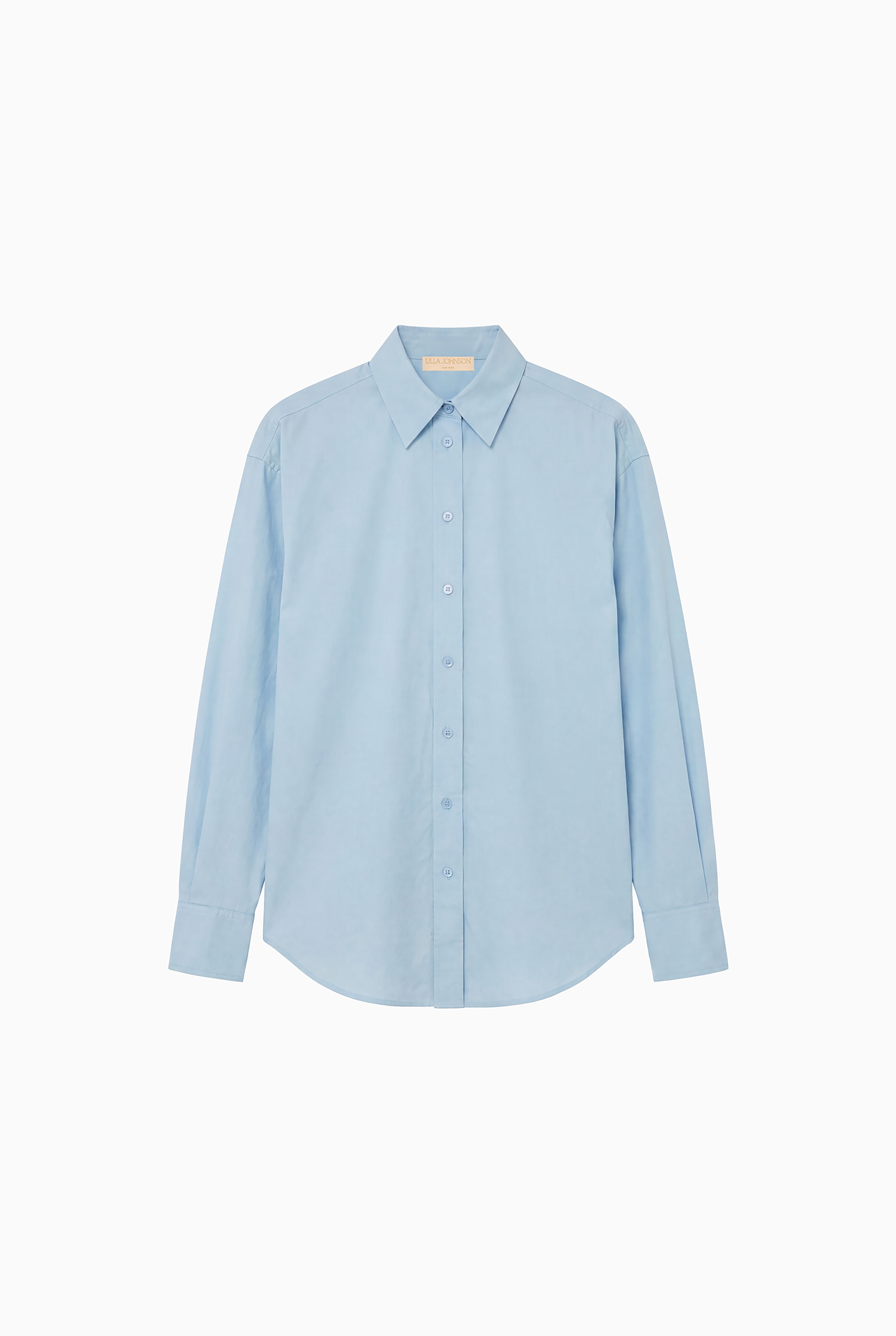 Ulla Johnson Laia Chemisier Coton Heron Manches Longues