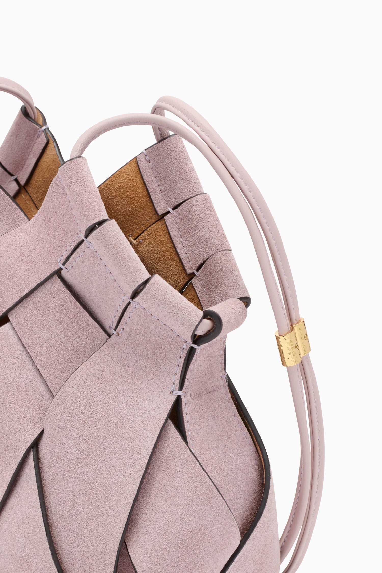 Ulla Johnson Charlotte sac bandoulière Lilac tressé
