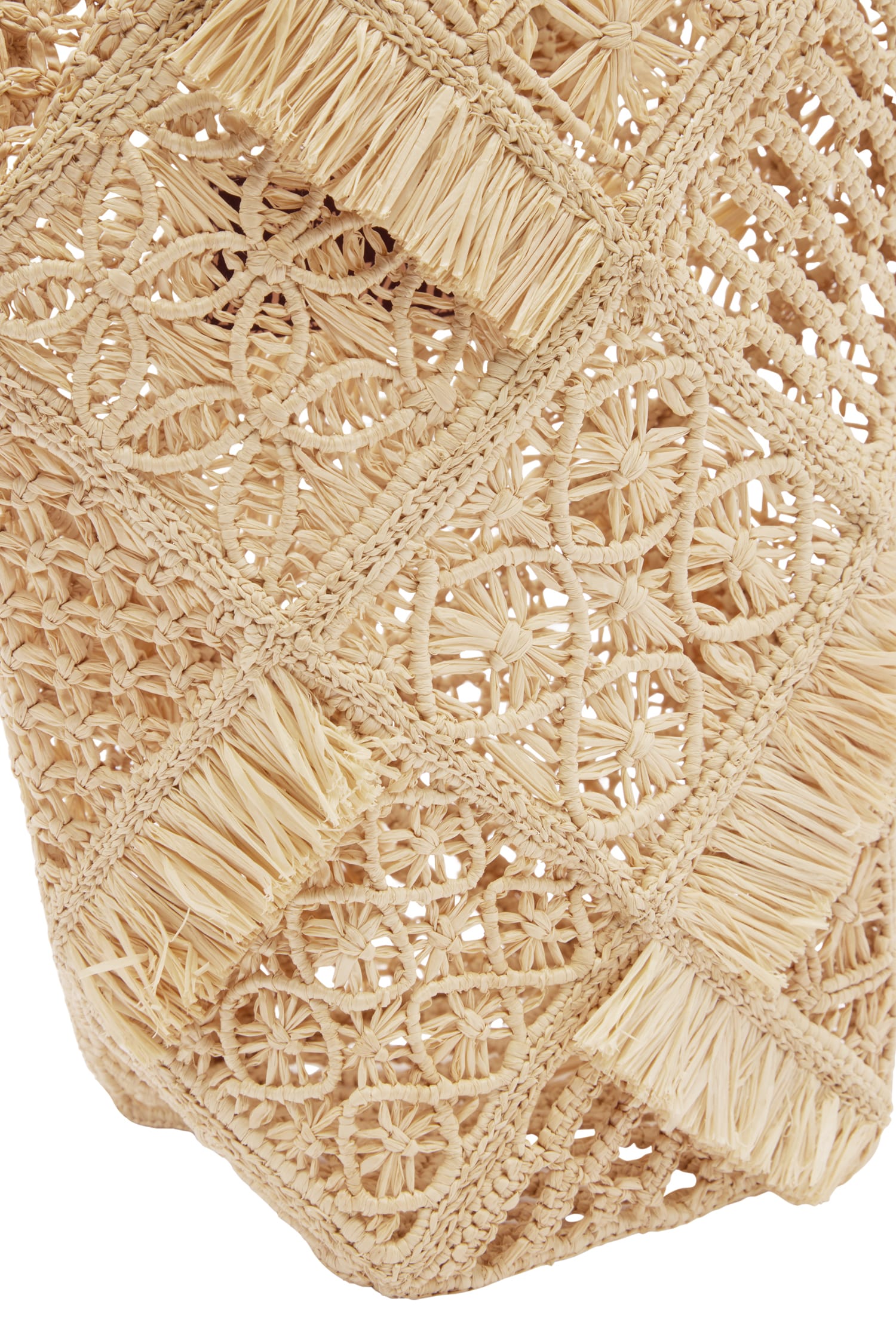 Alemaïs Raffia Macrame sac seau raphia OS patchwork