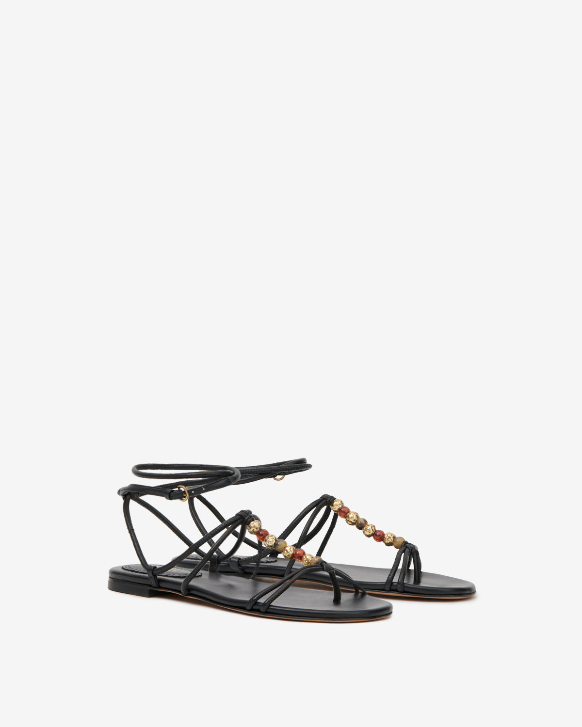 Isabel Marant Yctoria sandales cuir noir 37