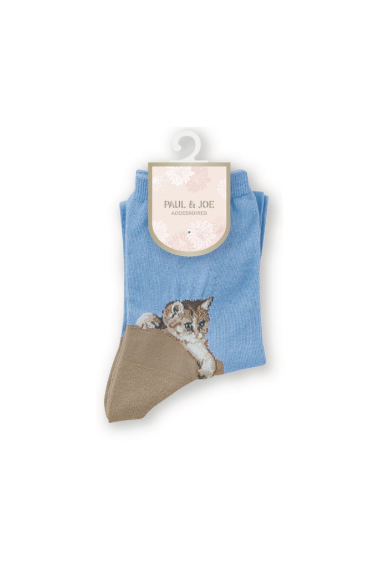 Paul & Joe Nounette chaussettes mi-hautes imprimées chat