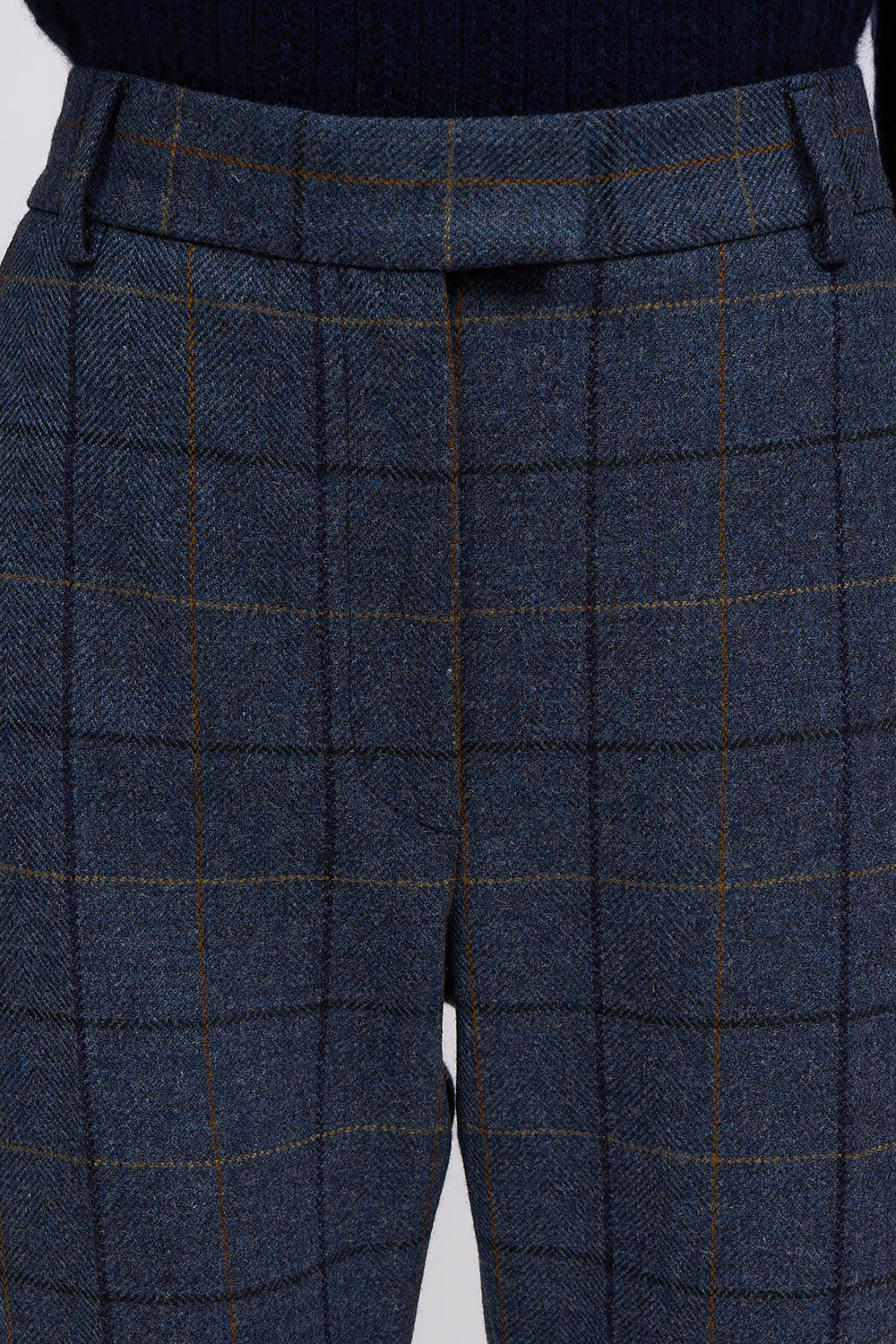 Paul & Joe Tailoring British pantalon laine carreaux