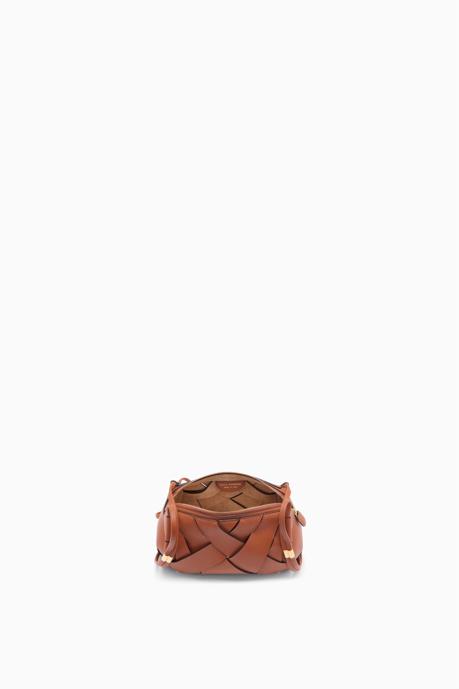 Ulla Johnson Charlotte sac caméra Sierra cuir marron OS
