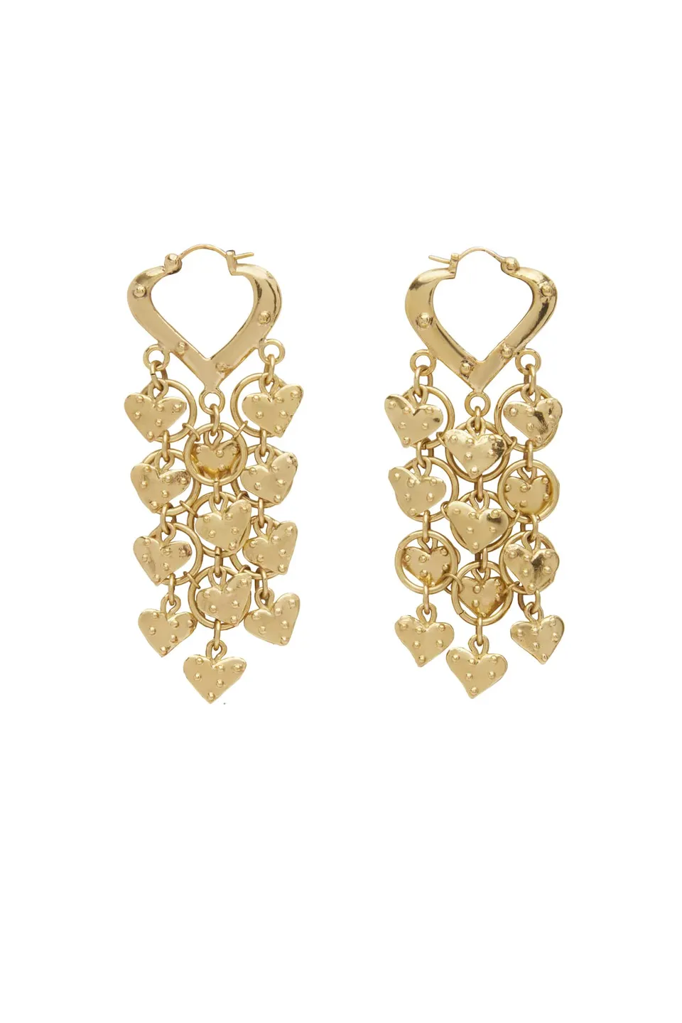 Alemäis Atomic Heart boucles d'oreilles cœur laiton