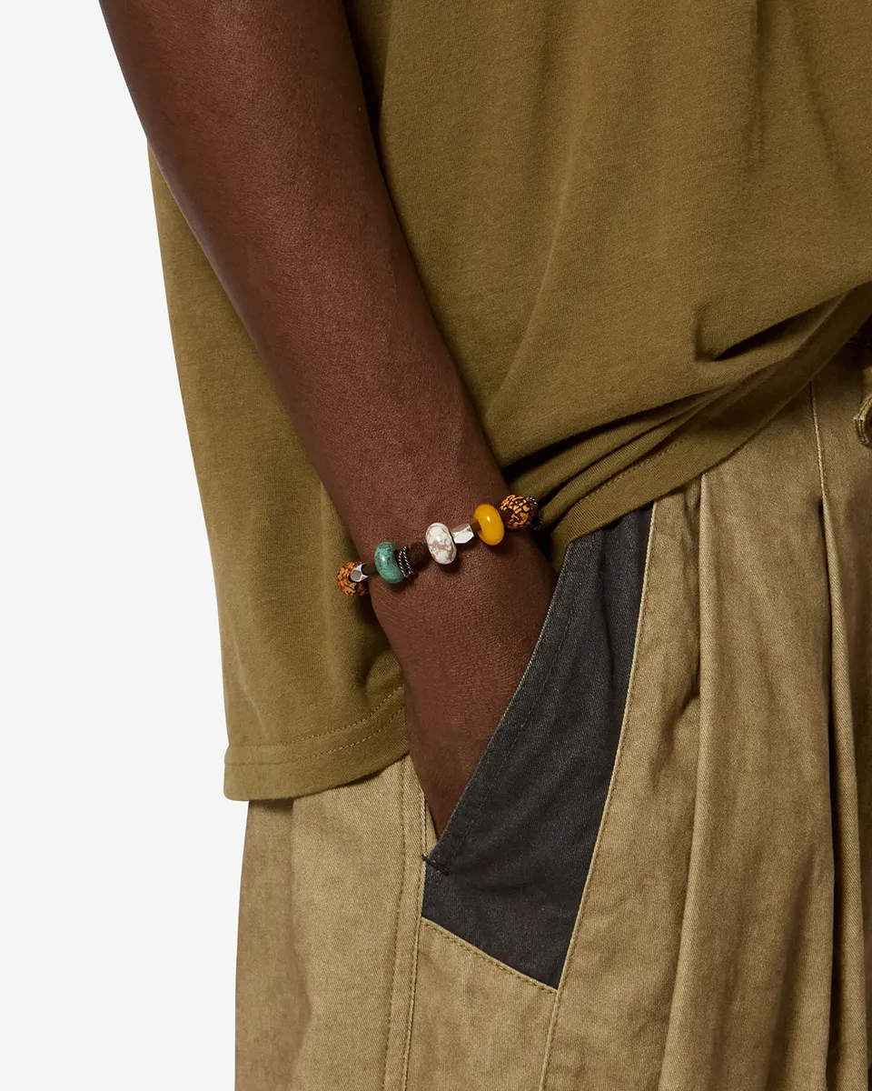 Isabel Marant Willow BR0274HA bracelet cuir café