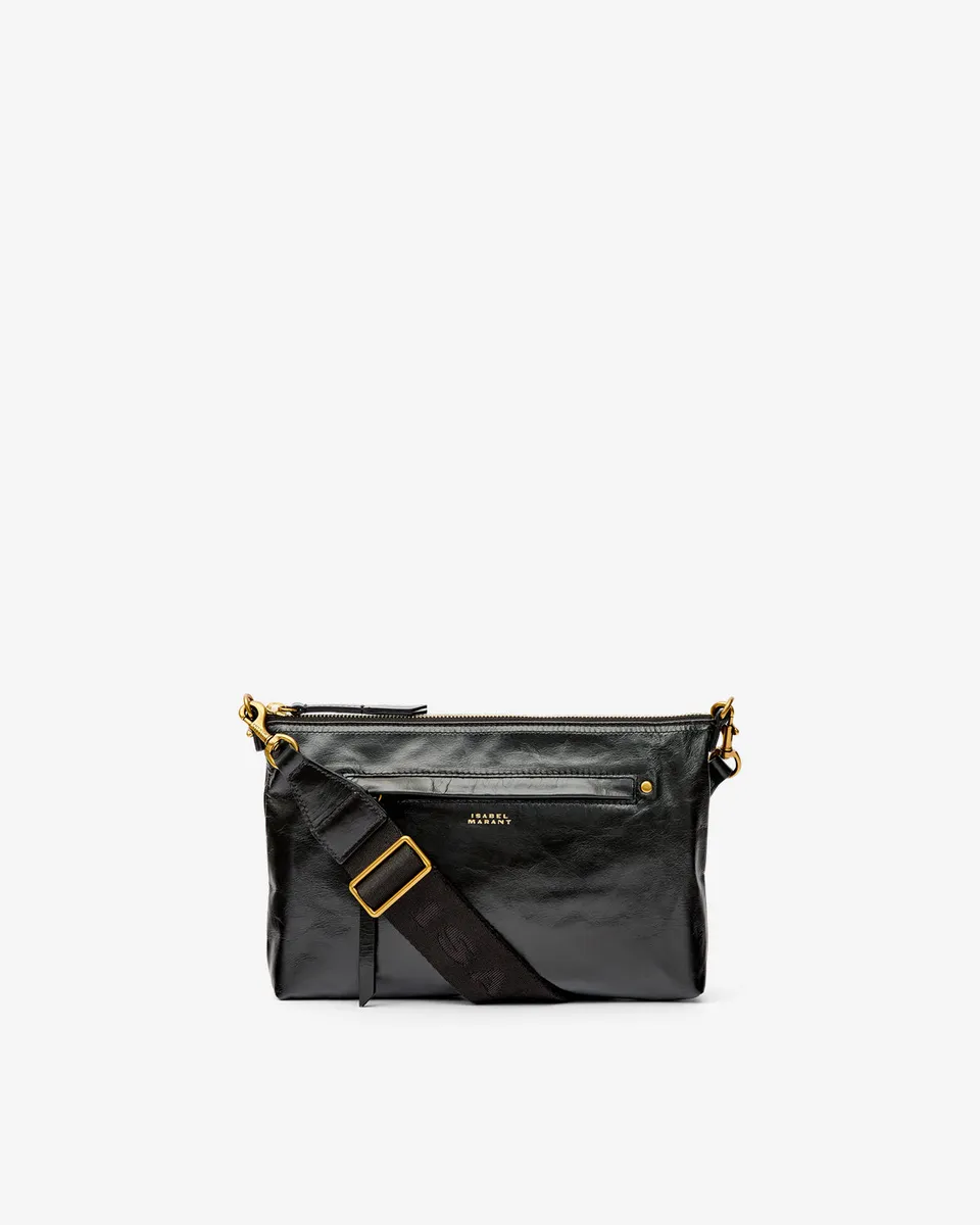 Isabel Marant Nessah Sac Cuir noir 25 cm