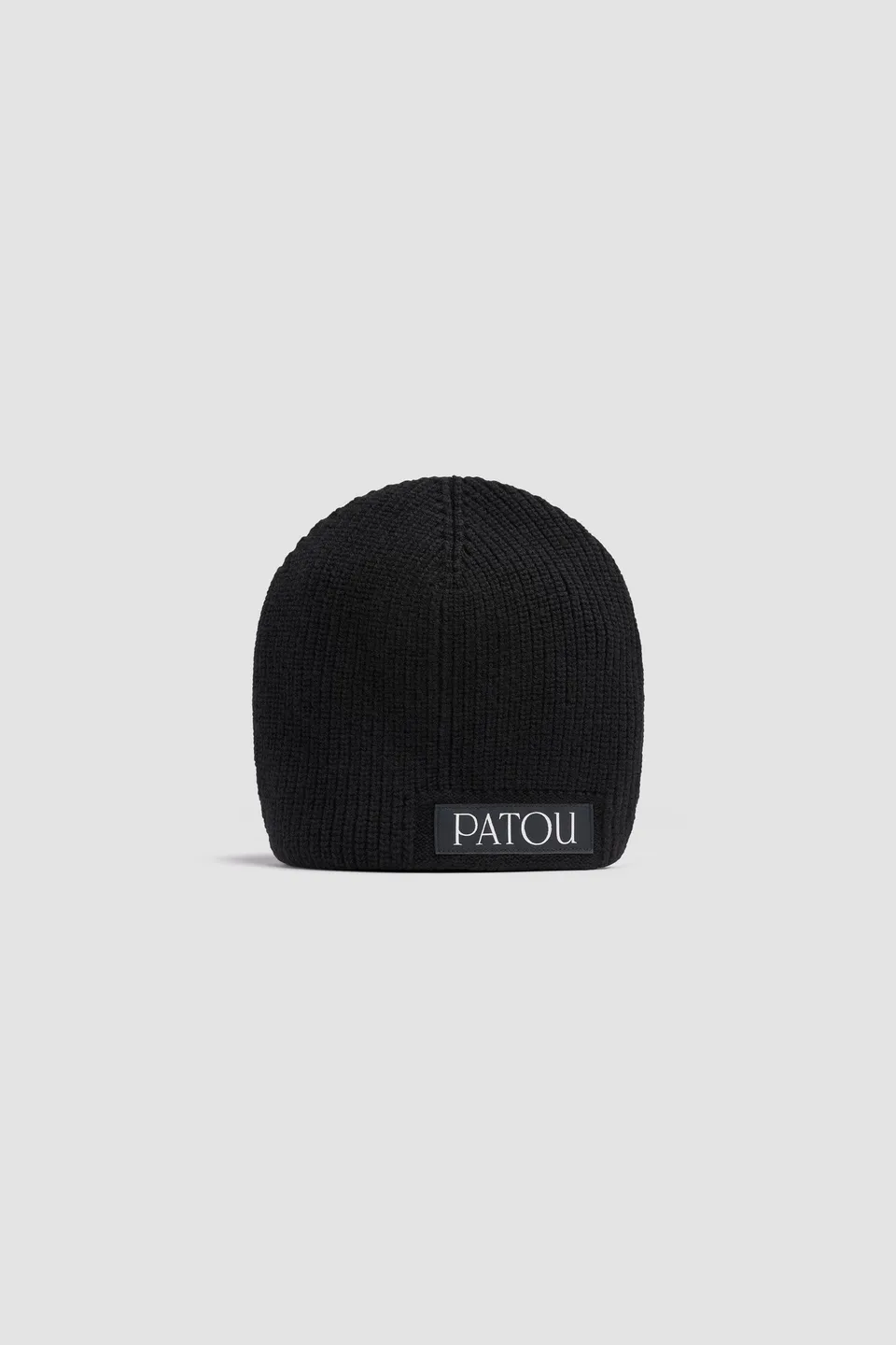 Patou H25AC102 bonnet laine cachemire noir TU