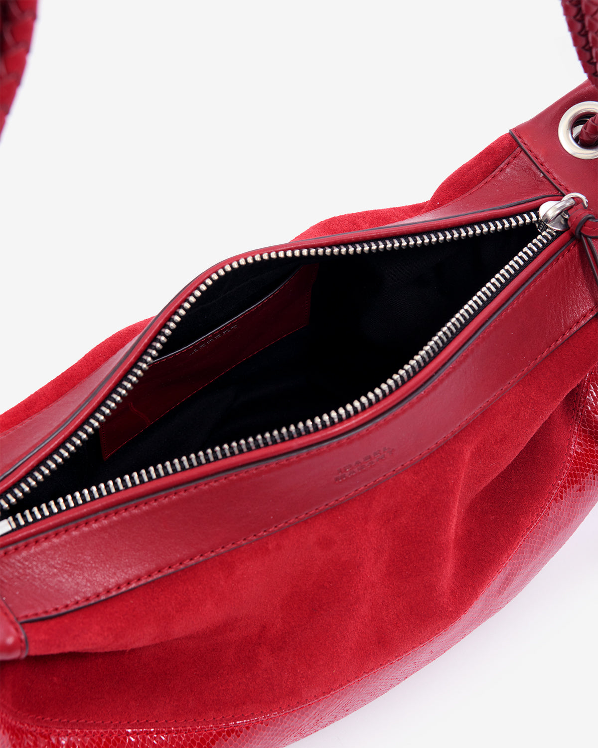 Isabel Marant Maia Medium sac cuir rouge écarlate 42 cm