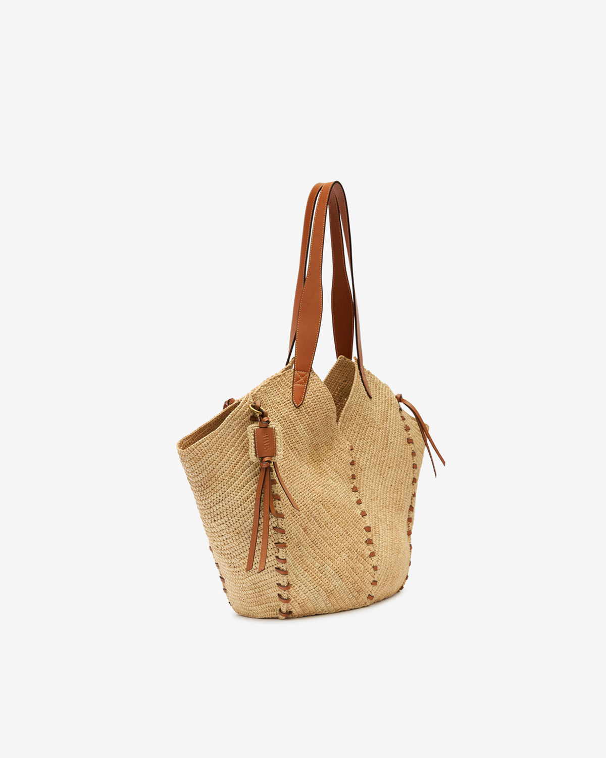 Isabel Marant Tampa Tote sac cabas raphia naturel