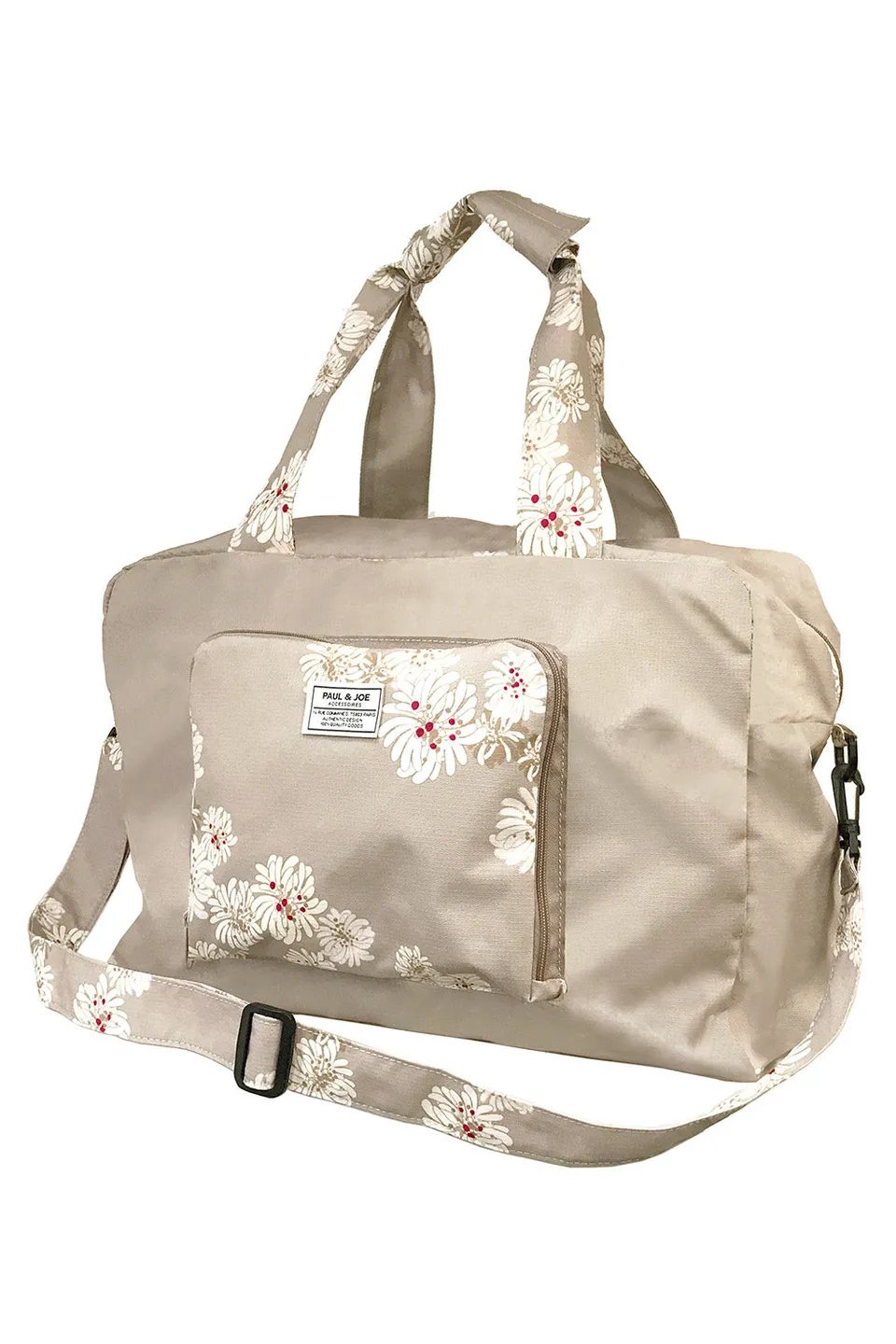 Paul & Joe Voyage grand sac beige TU pliable chrysanthème