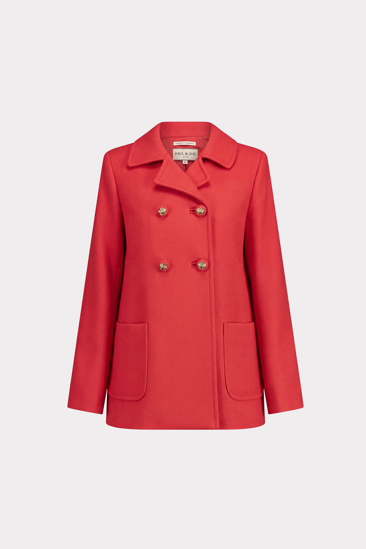 Paul & Joe Mamamia Veste laine ajustée double boutonnage
