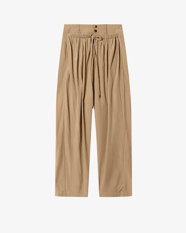 Isabel Marant Inaya PA0547FC pantalon large kaki