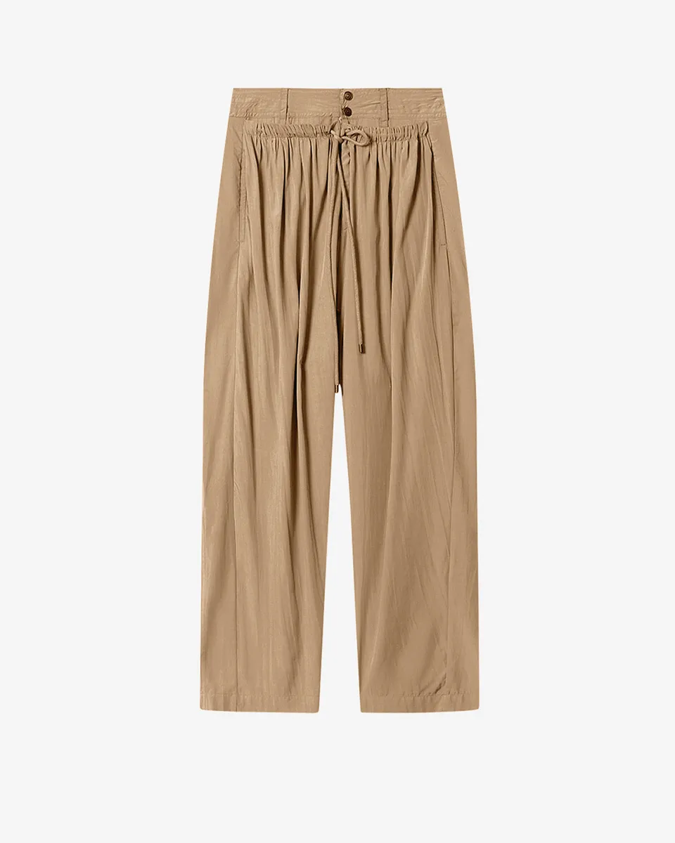 Isabel Marant Inaya PA0547FC pantalon large kaki