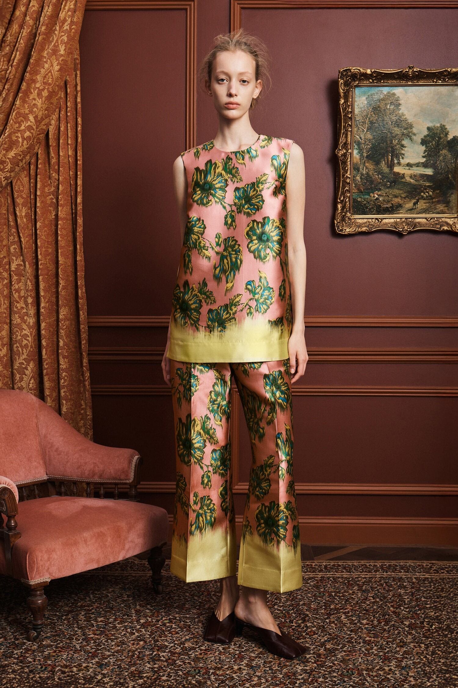 Alemaïs Faye pantalon tailleur court polyester recyclé