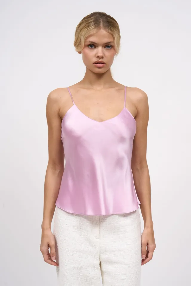 Paul & Joe Caprice caraco soie coupe ajustée rose