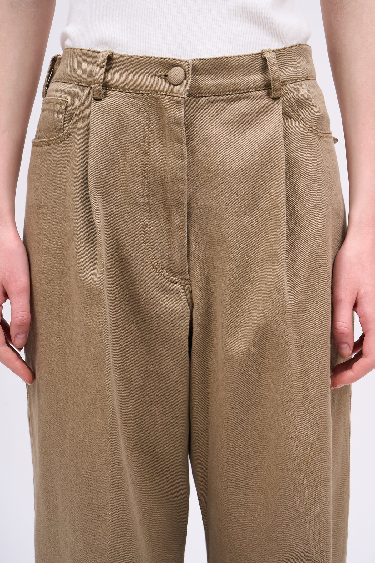 Paul & Joe Tailoring pantalon HERMANO large twill coton