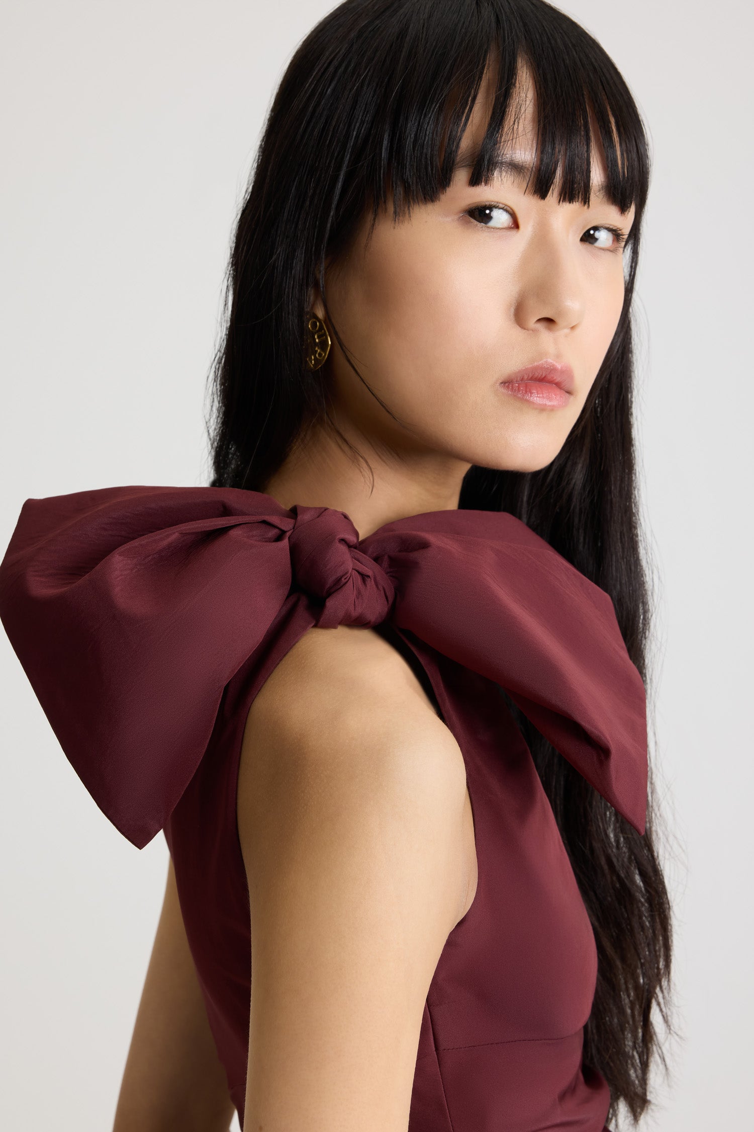 Patou DR211 robe mini asymétrique Vignola polyester recyclé