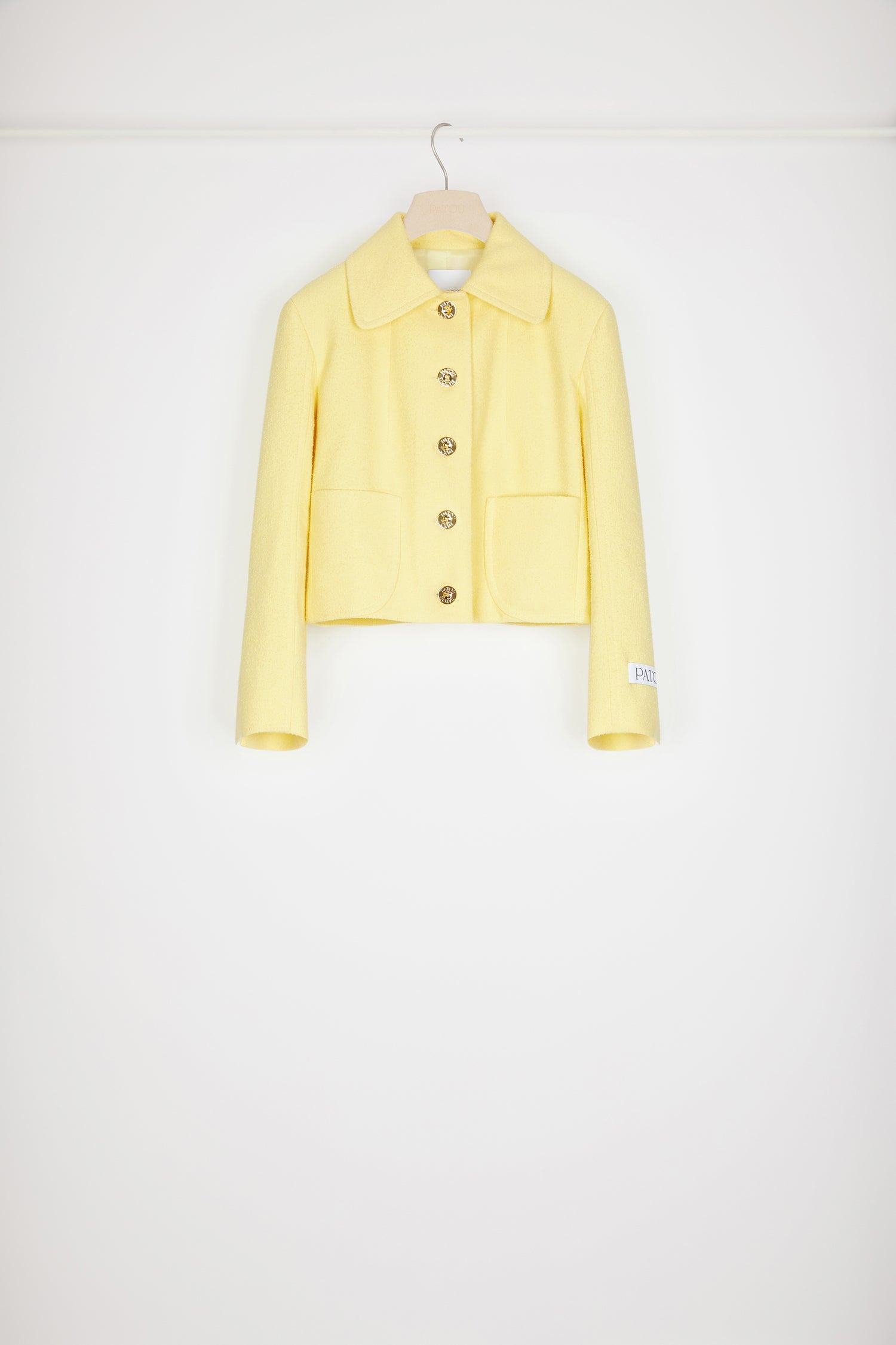 Patou P23JA031 veste tweed coton mimosa