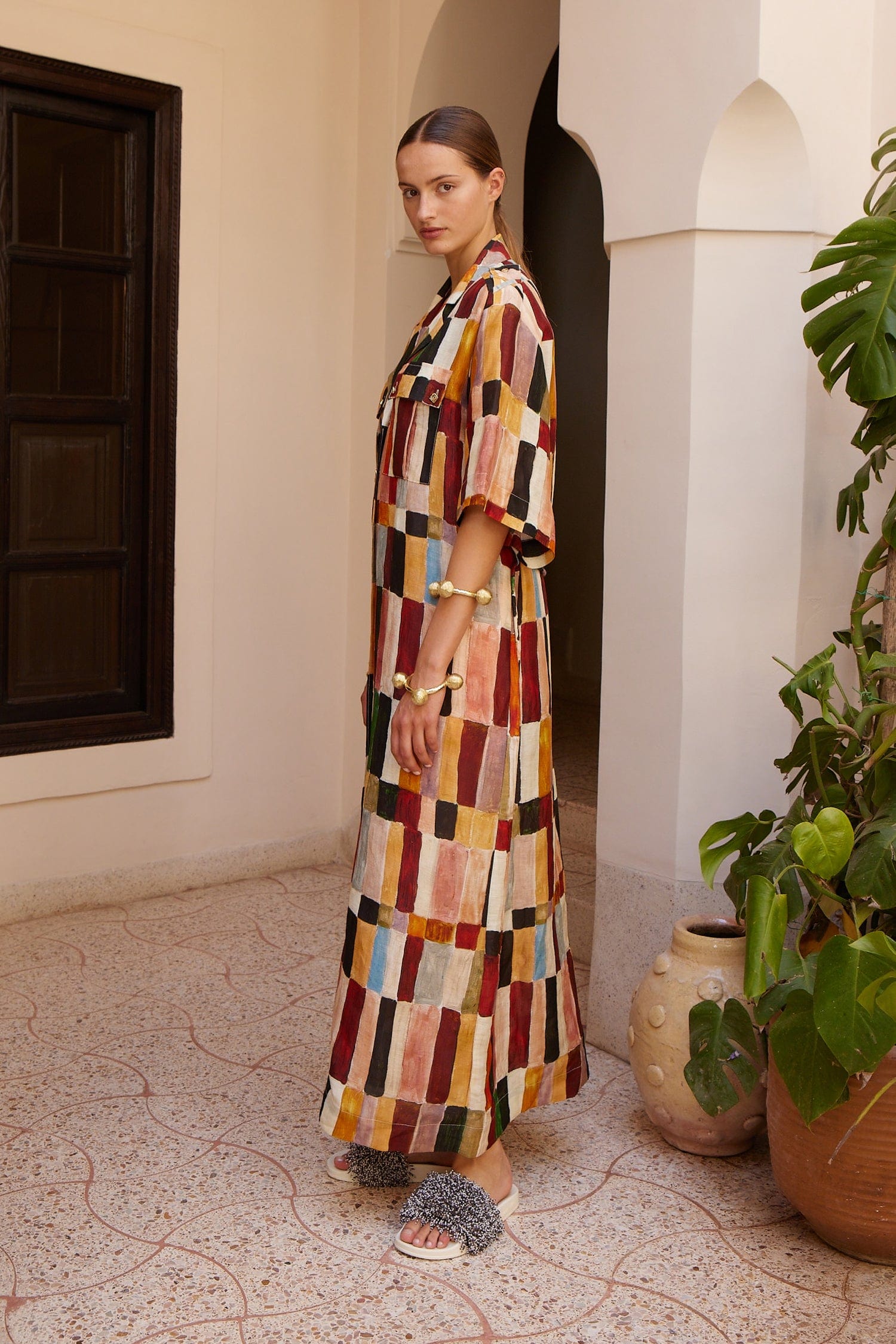 Alemäis Marjorelle Shirtdress robe chemise lin et soie