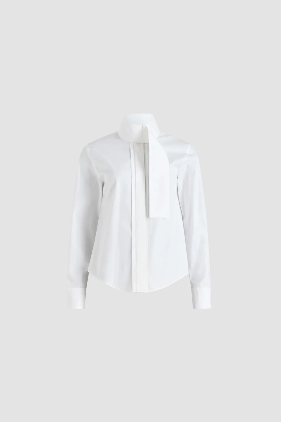 Patou H25BL0450017001W chemisier blanc coton bio col foulard