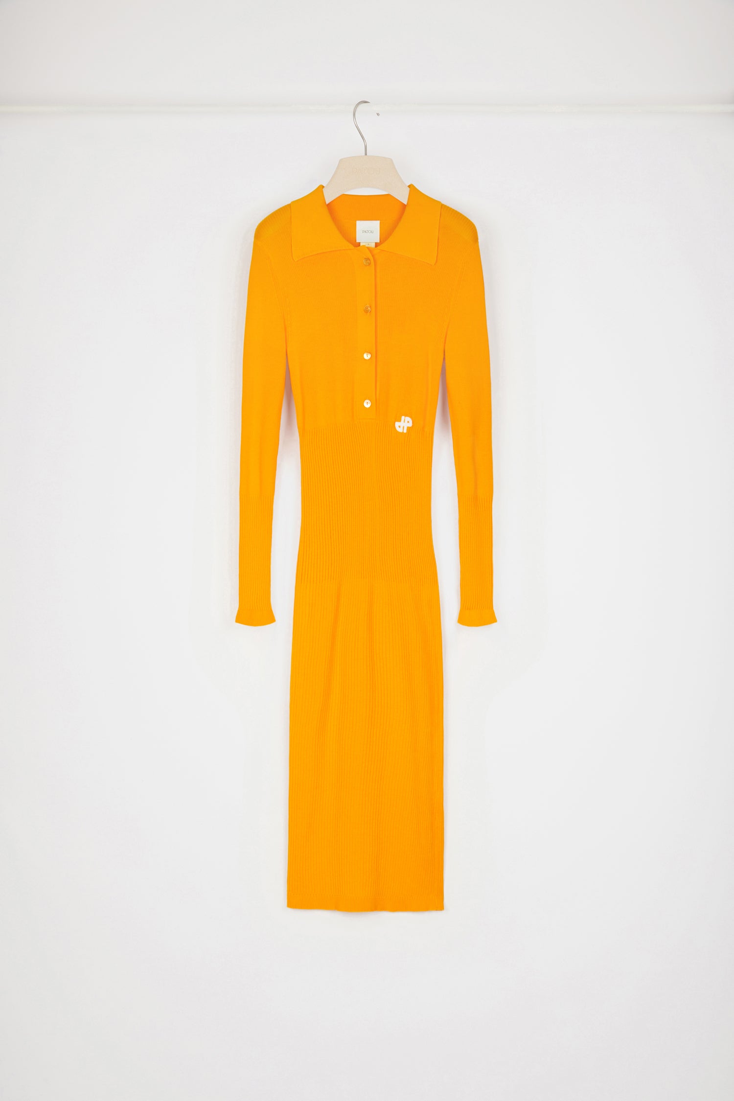 Patou Robe Polo Midi Coton Bio Marigold KN080