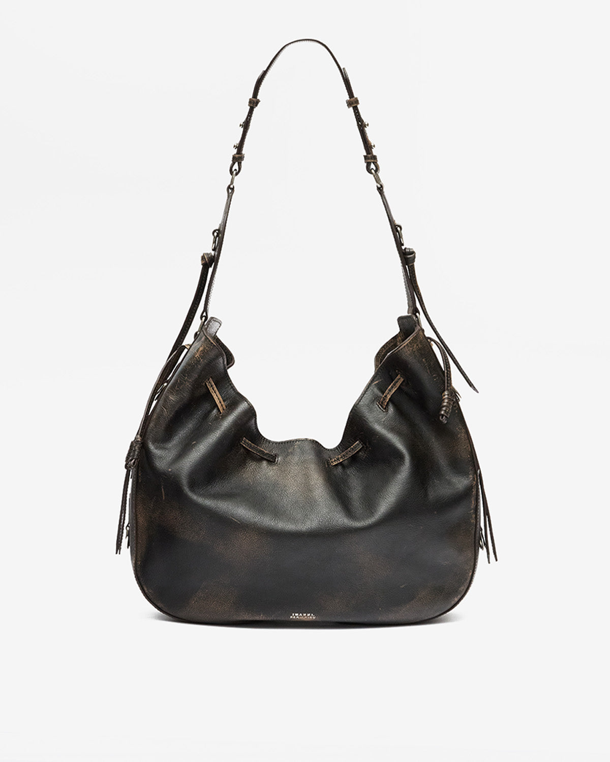 Isabel Marant Bolton Hobo sac cuir marron vintage