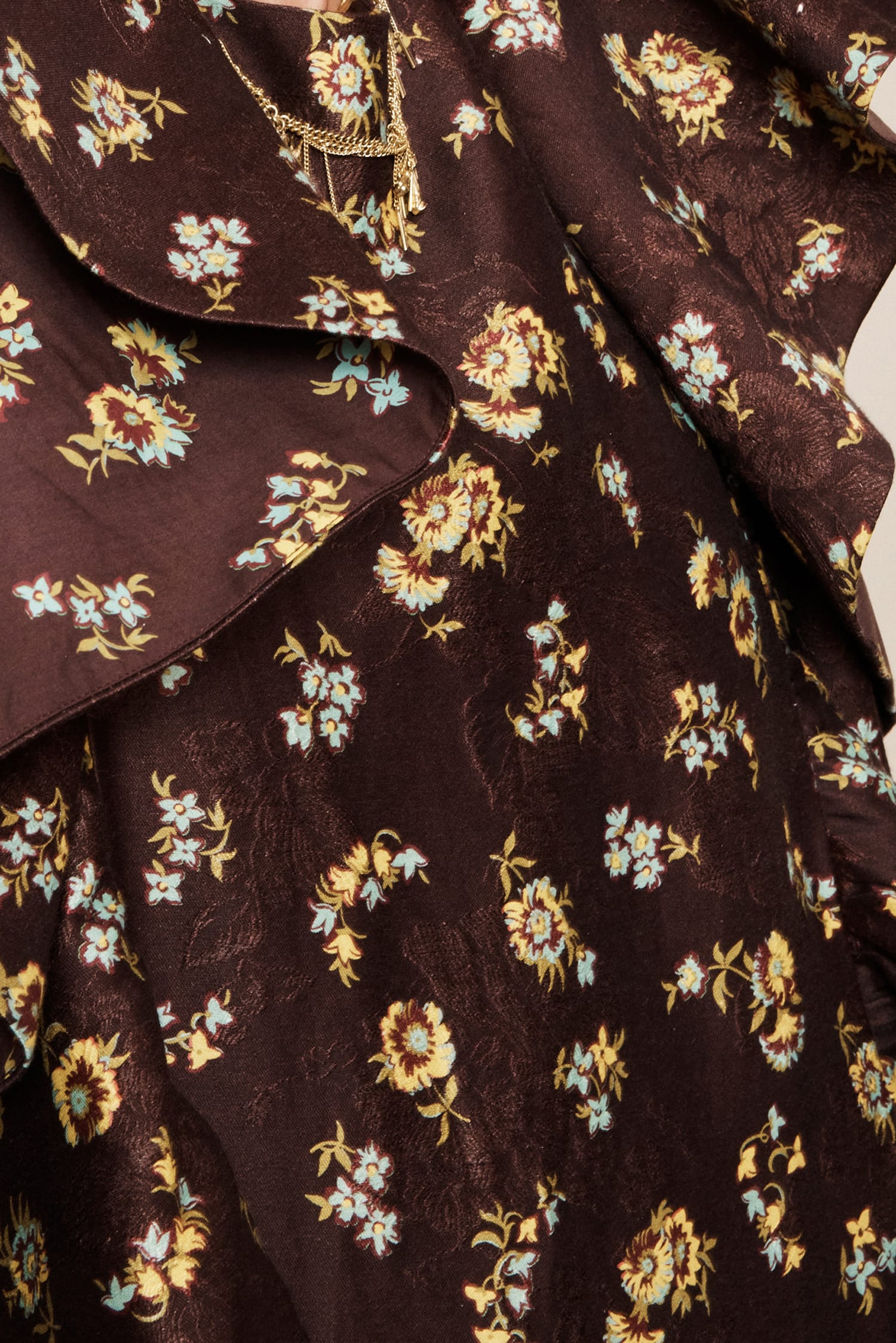 Alemaïs Lilah Midi Dress Exclusive robe midi lin volants