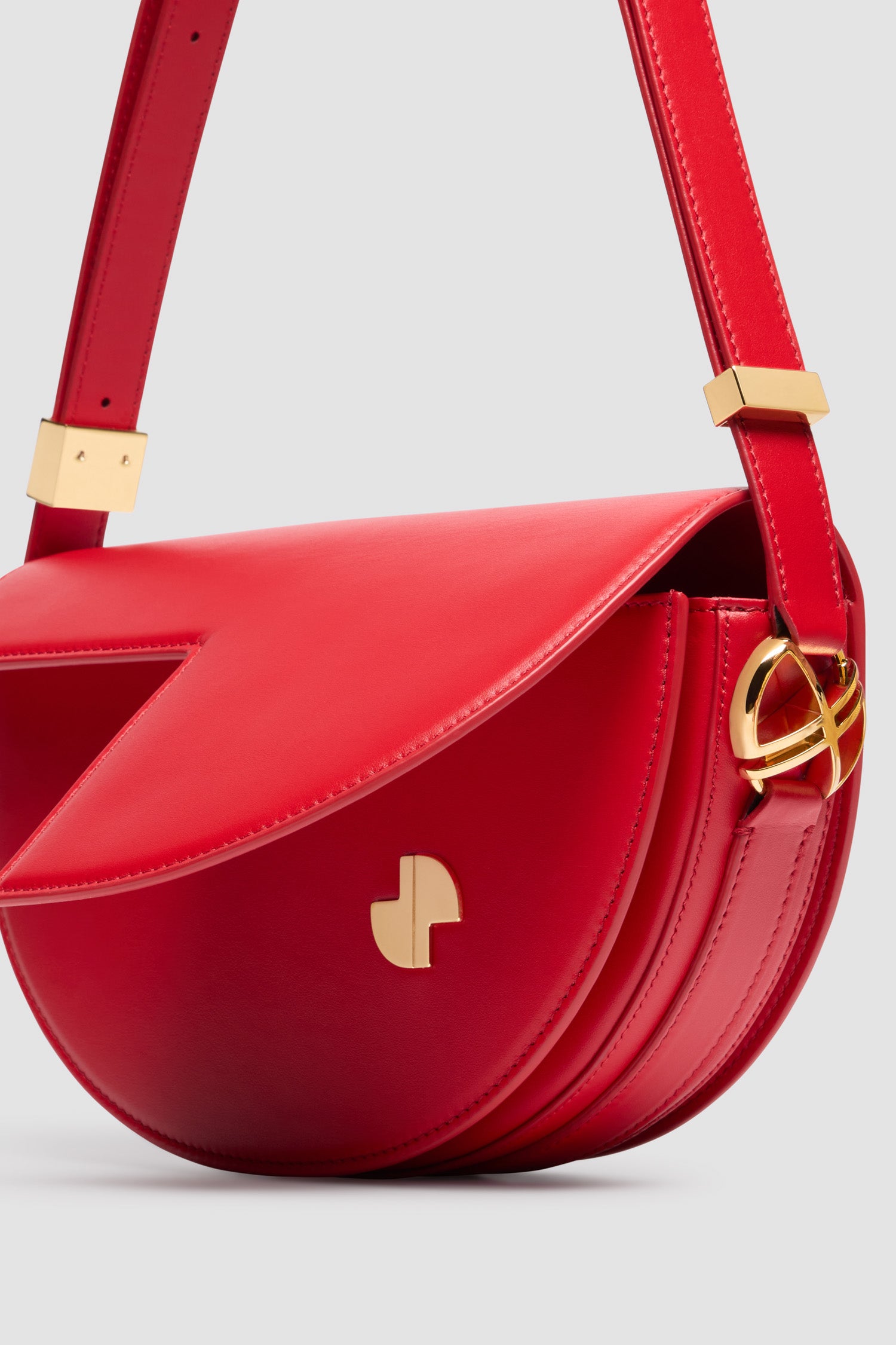 Patou Le Patou sac P25BA0225000310R cuir Lipstick Red